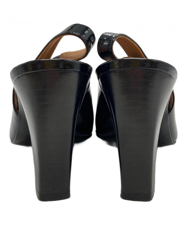 中古・古着通販】HERMES (エルメス) スリングバックエナメルヒール