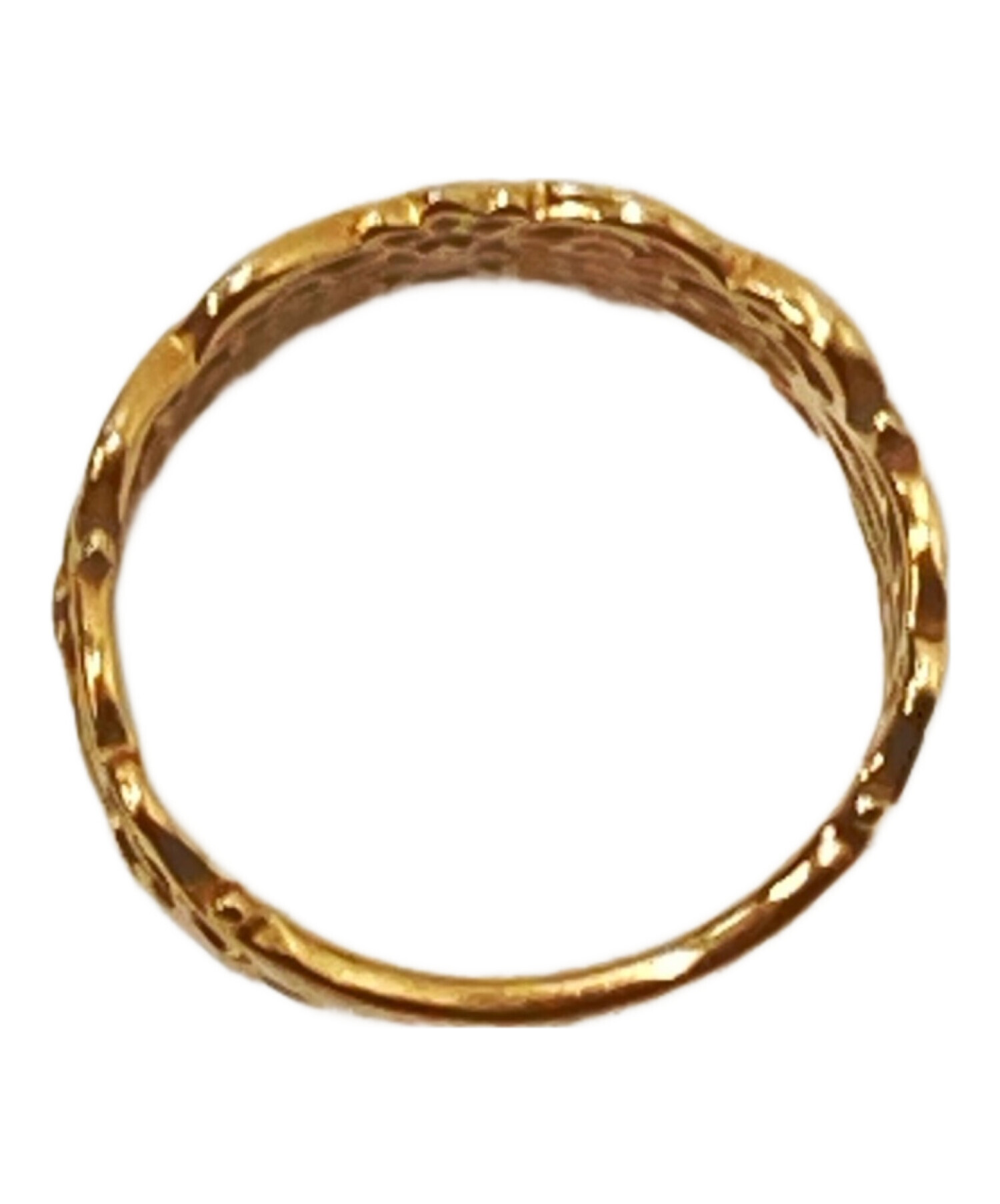 中古・古着通販】agete (アガット) 透かしデザインリング サイズ:下記