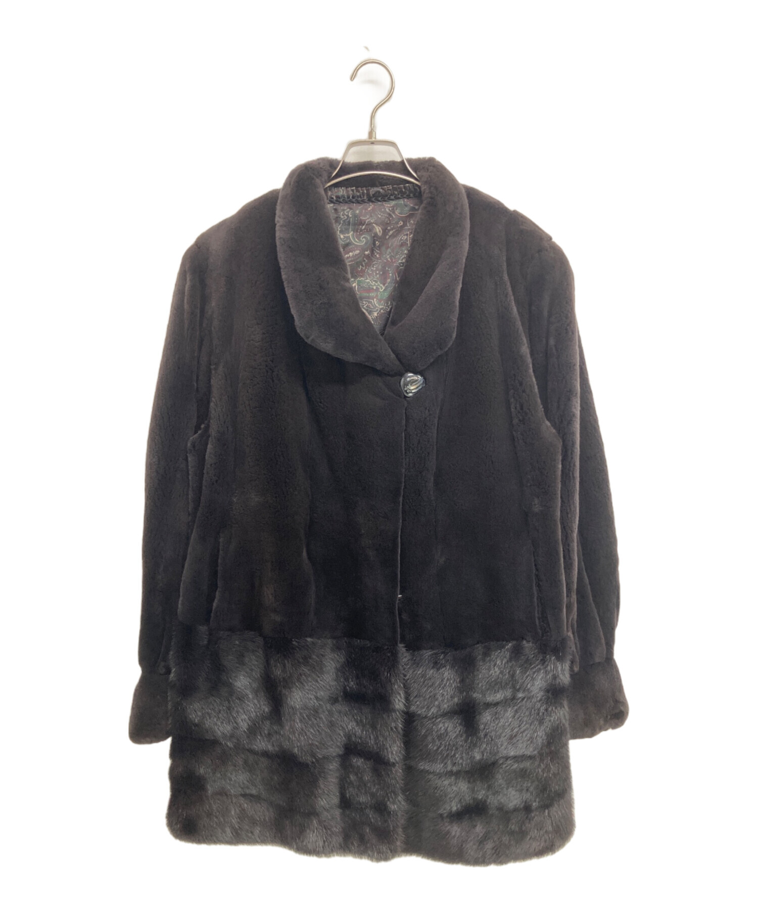 中古・古着通販】SAGA MINK (サガミンク) ファーコート ブラウン