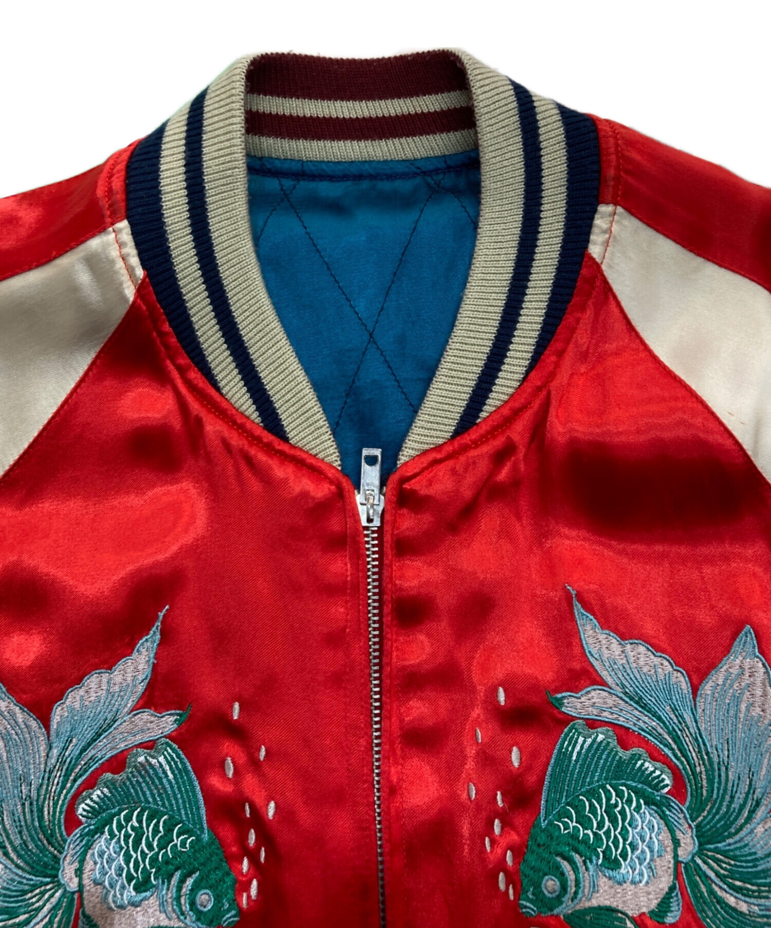 中古・古着通販】IOLANI (イオラニ) リバーシブルスカジャン レッド