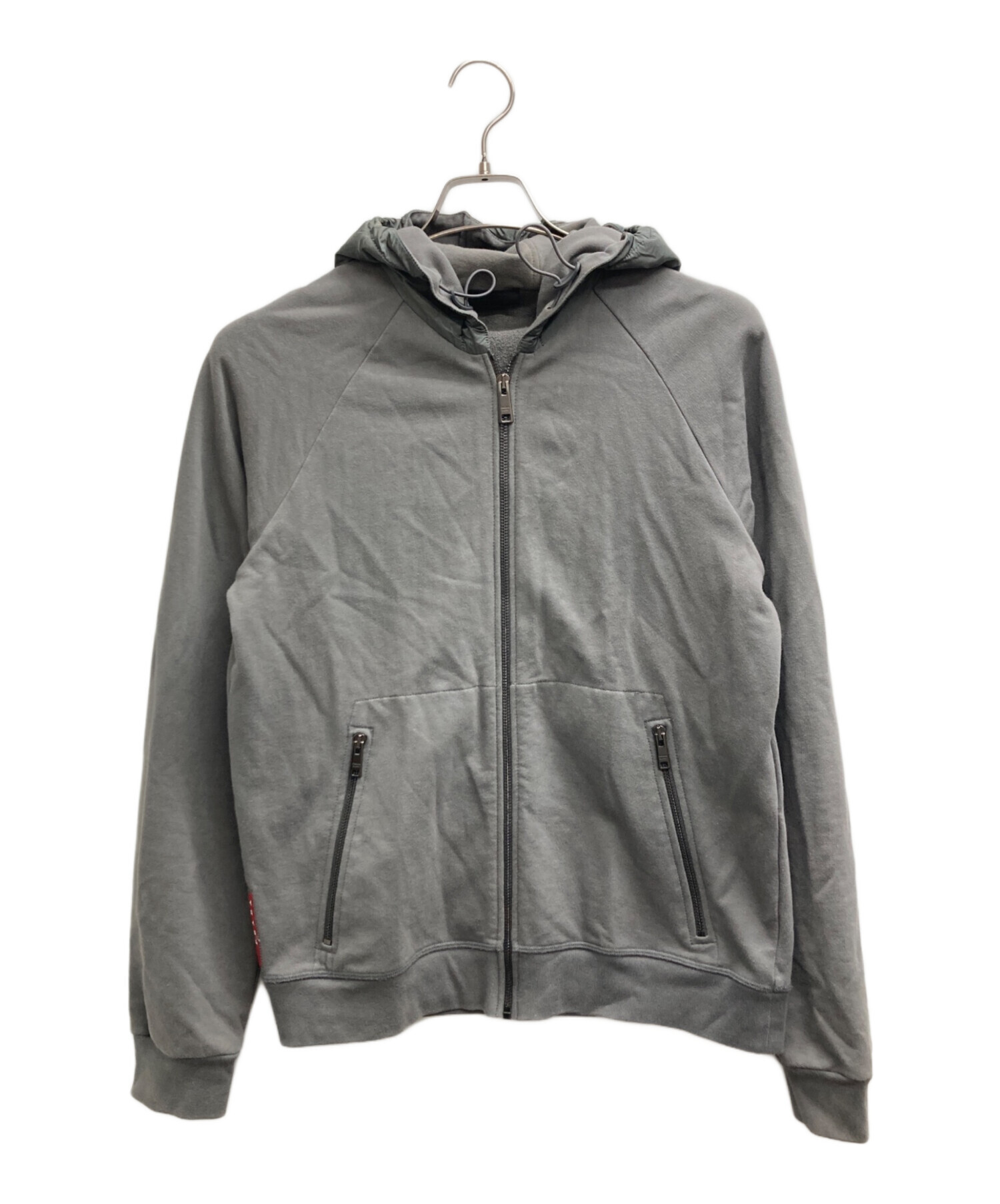 中古・古着通販】PRADA (プラダ) ナイロン切り替え ジップアップ