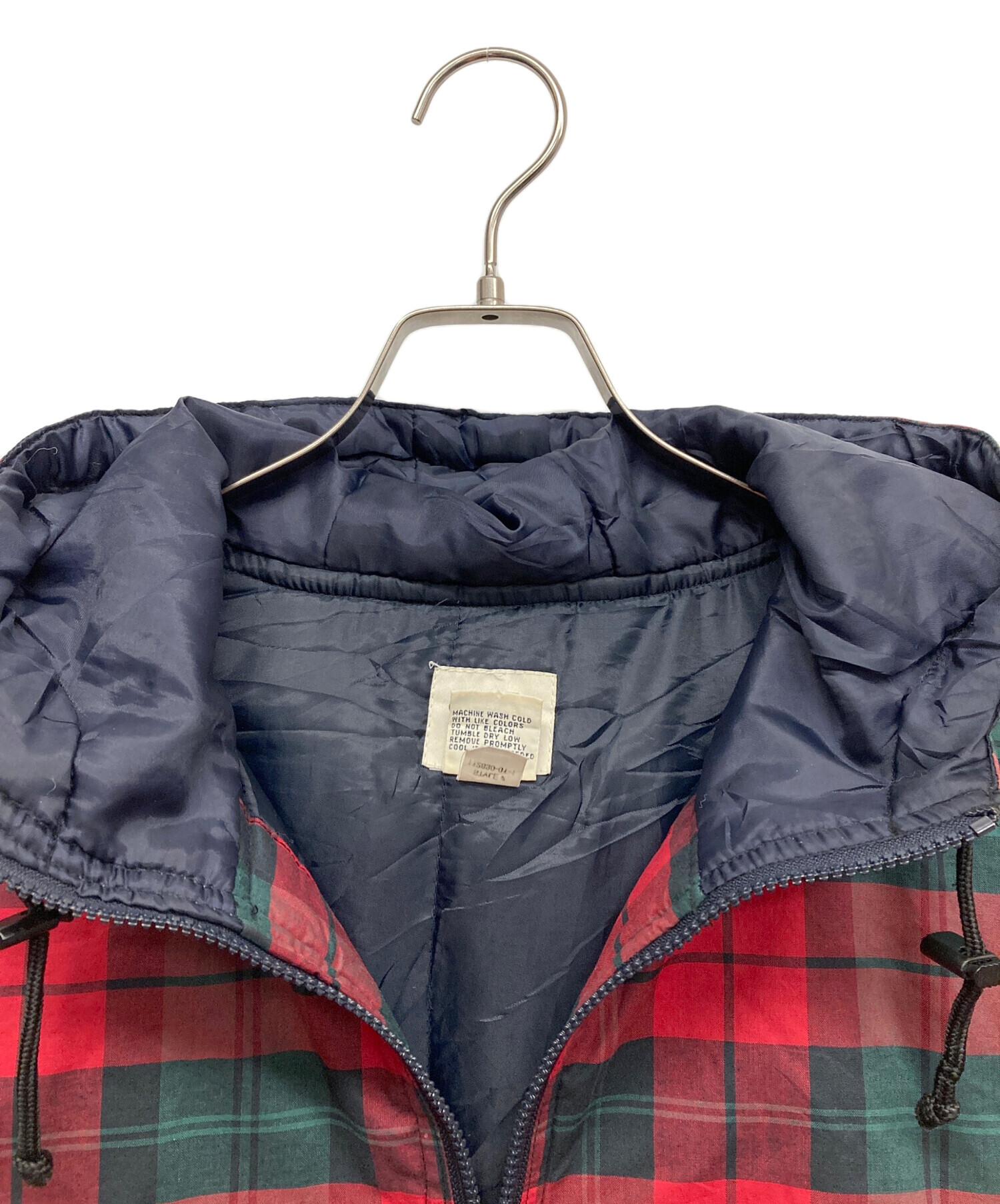 中古・古着通販】GAP (ギャップ) 90～00sチェック柄中綿アノラック