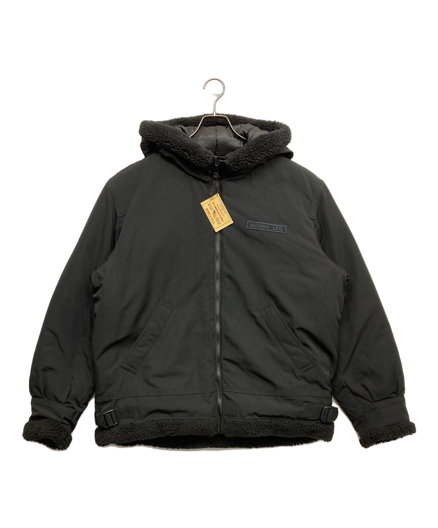 中古・古着通販】AVIREX (アヴィレックス) ジャケット ブラック サイズ