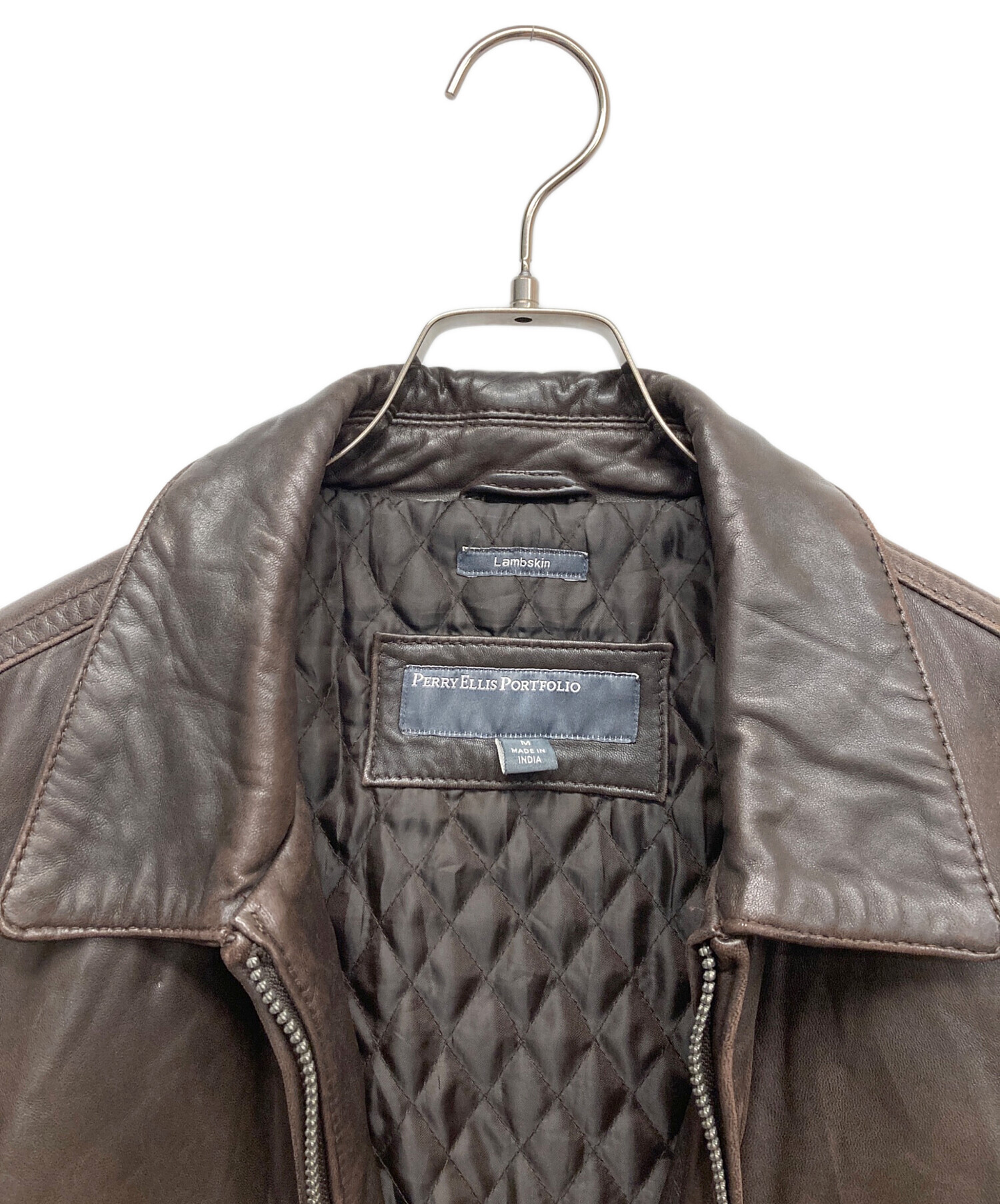 中古・古着通販】PERRY ELLIS PORTFOLIO (ペリーエリス) ラムスキン