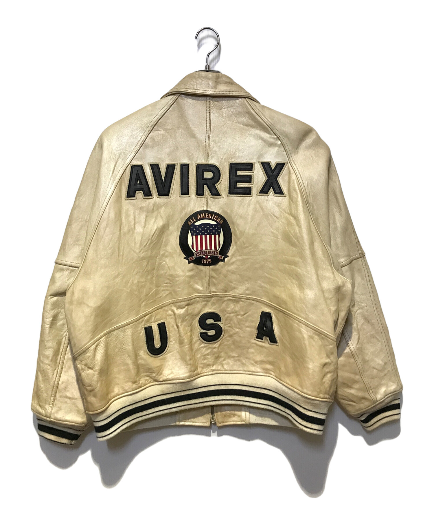 中古・古着通販】AVIREX (アヴィレックス) ［古着］ロゴレザー