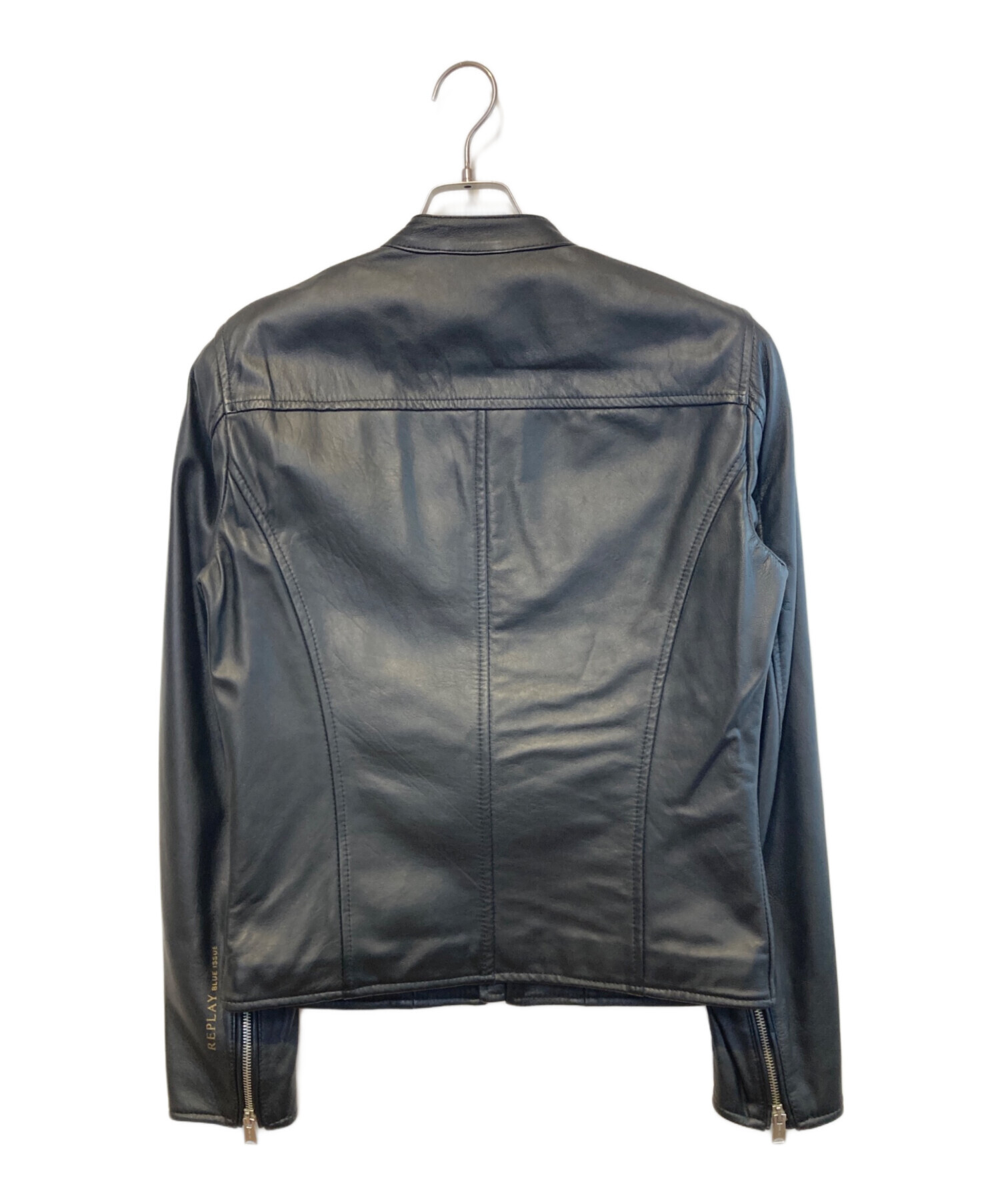 中古・古着通販】REPLAY (リプレイ) シングルライダースジャケット