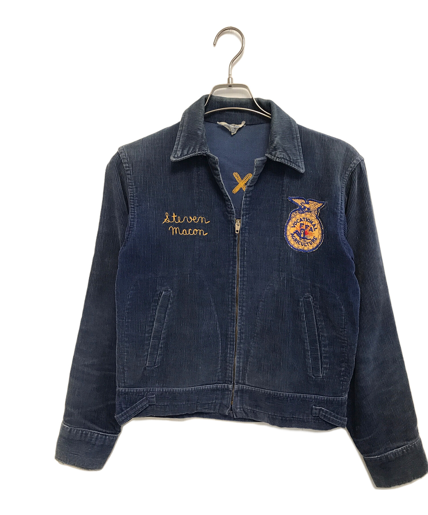 中古・古着通販】VINTAGE (ヴィンテージ) FFAジャケット ネイビー