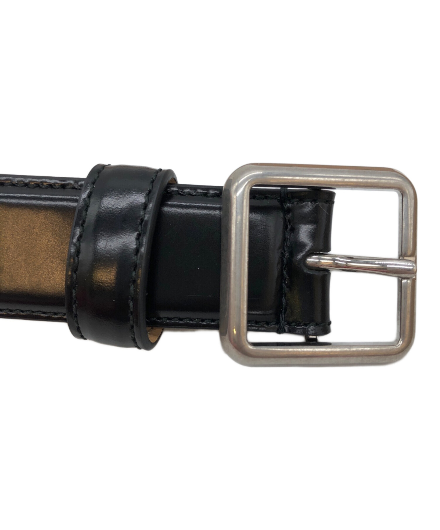 中古・古着通販】BALENCIAGA (バレンシアガ) レザーベルト ブラック