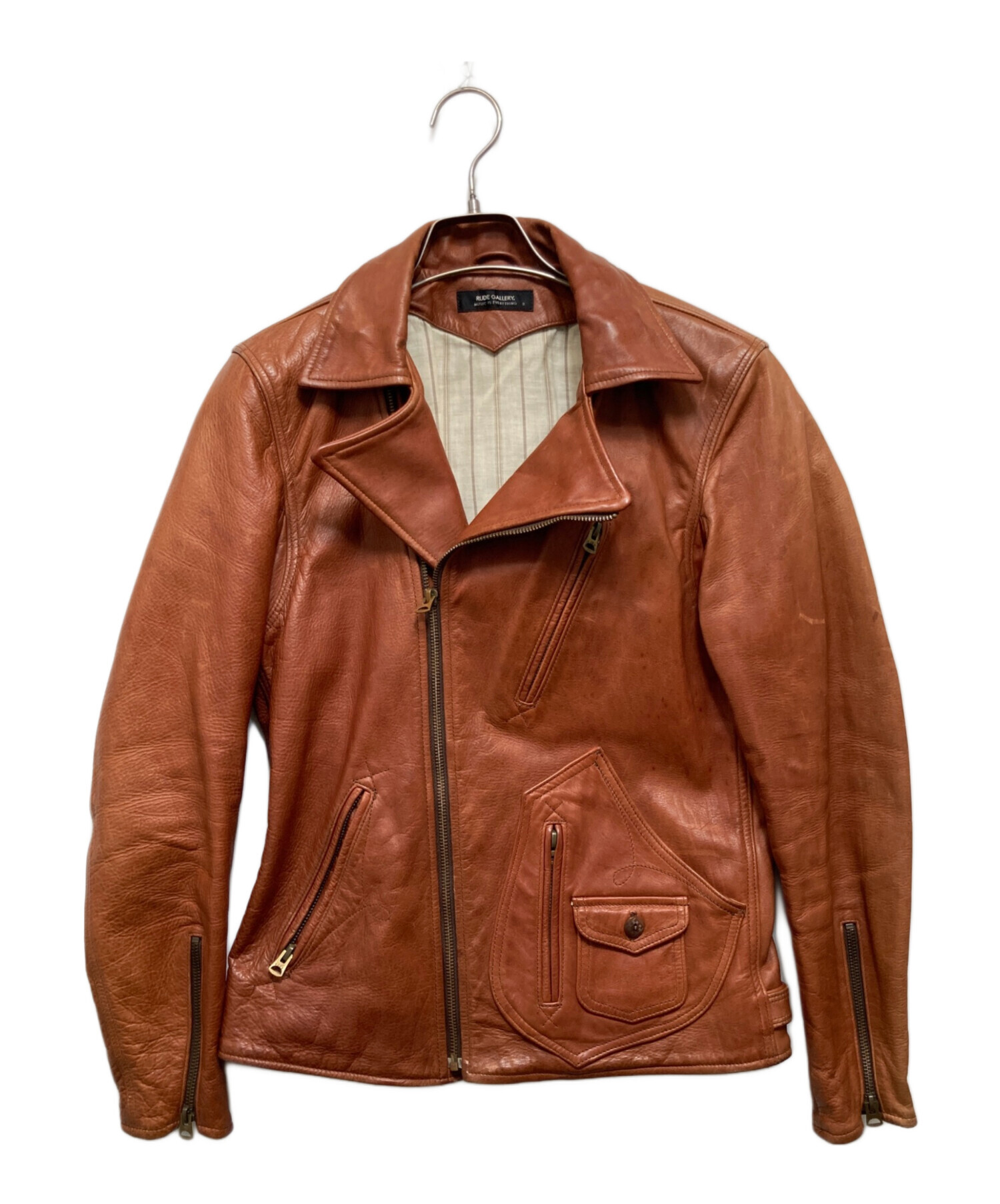 中古・古着通販】RUDE GALLERY (ルードギャラリー) ホースハイドダブル