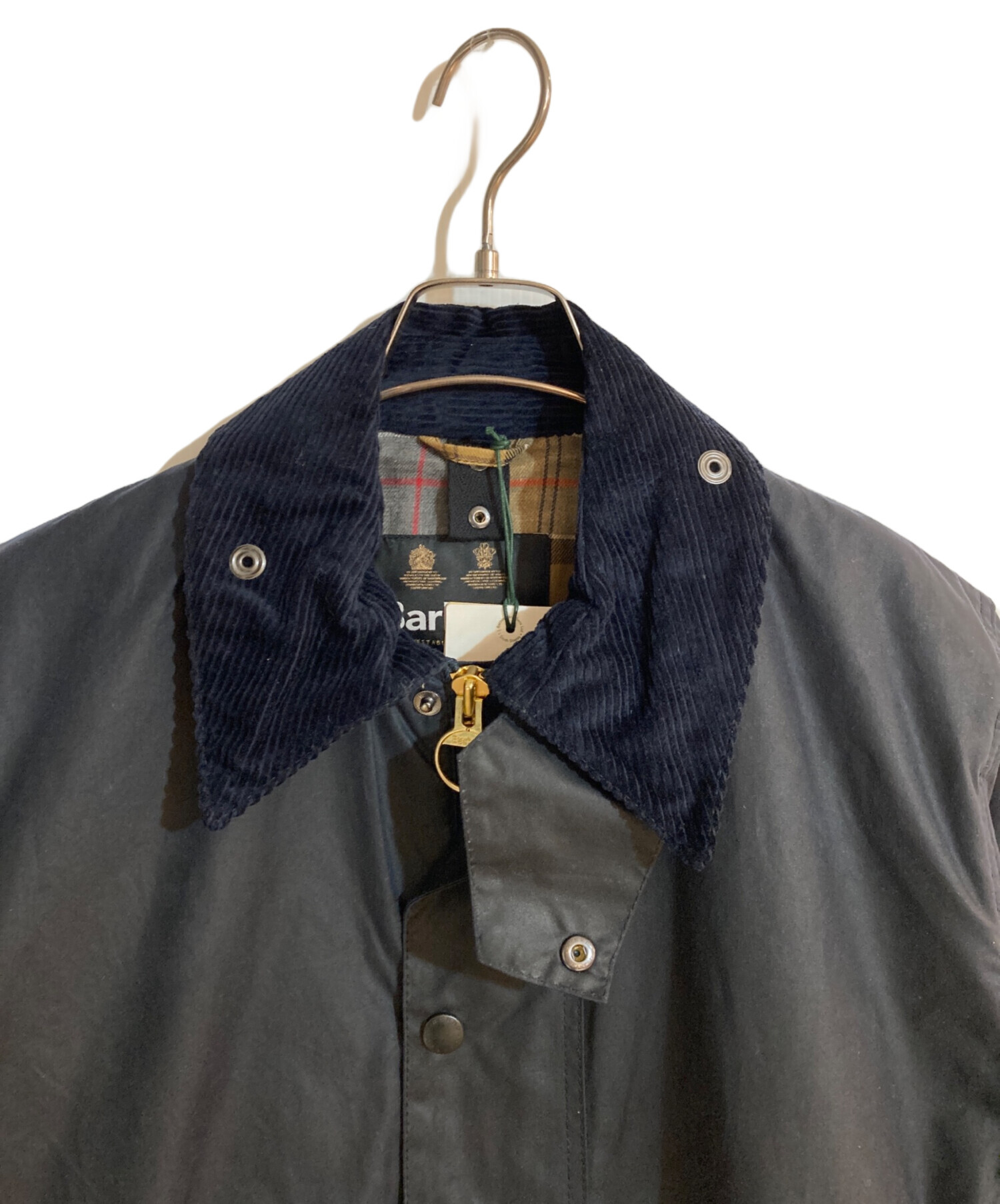 中古・古着通販】Barbour (バブアー) BORDER WAXED COTTON ネイビー