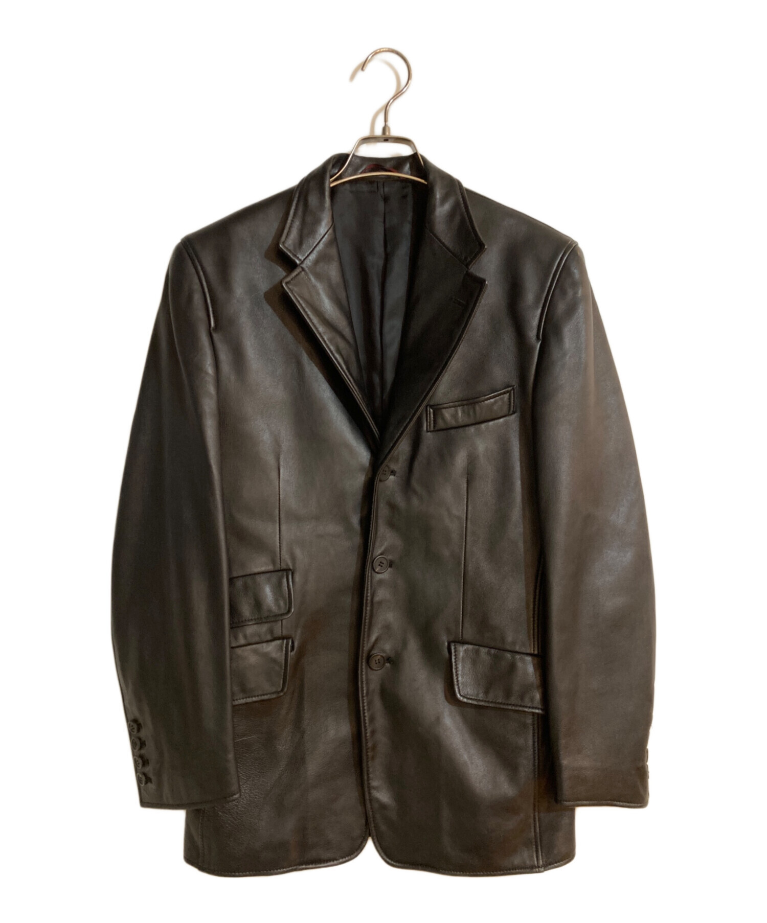 中古・古着通販】PAUL SMITH (ポールスミス) ラムレザーテーラード