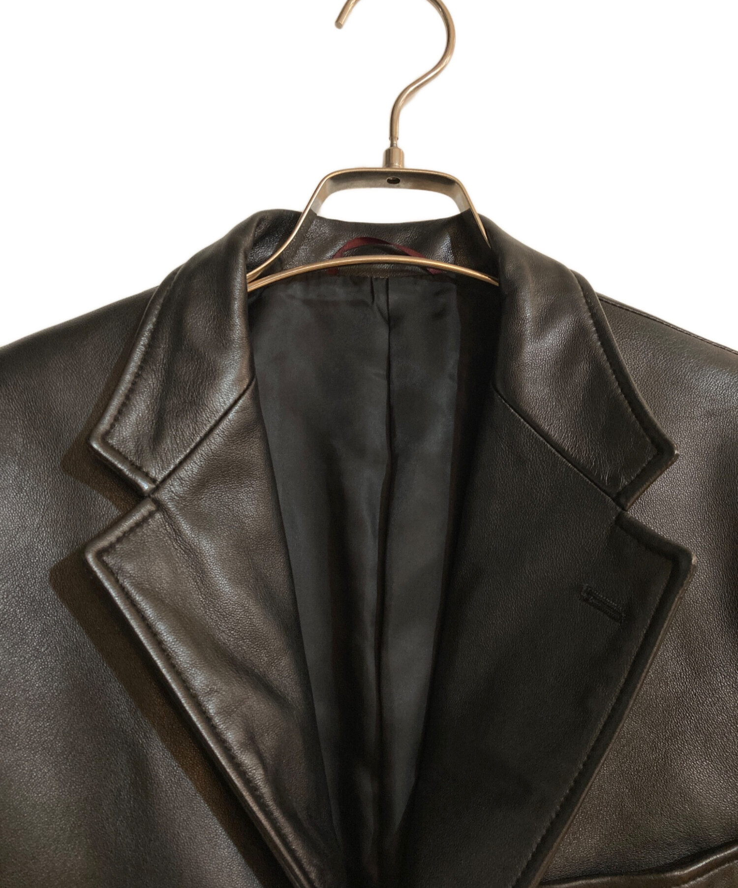 中古・古着通販】PAUL SMITH (ポールスミス) ラムレザーテーラード