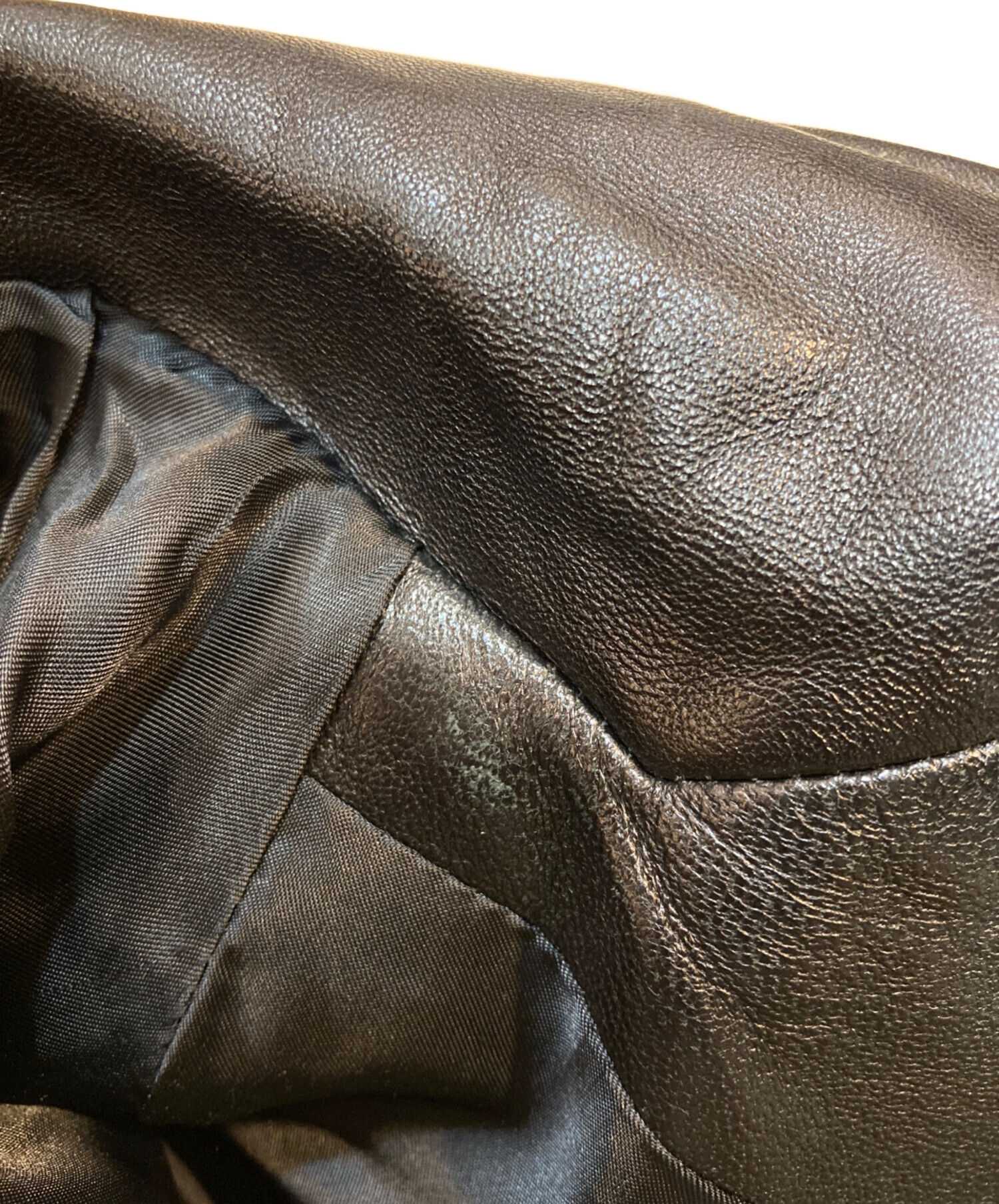 中古・古着通販】PAUL SMITH (ポールスミス) ラムレザーテーラード