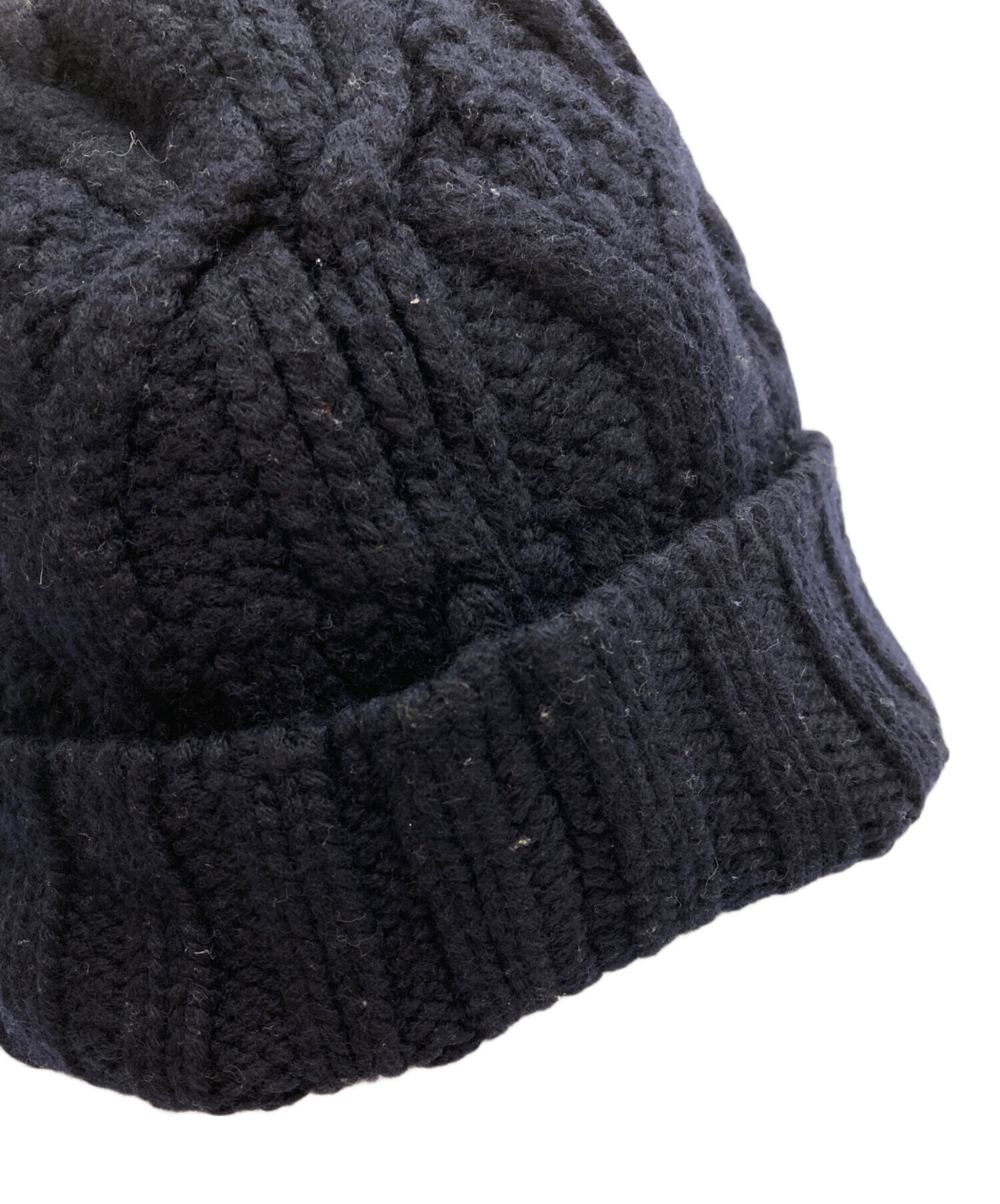 中古・古着通販】MONCLER (モンクレール) ロゴワッペンニット帽