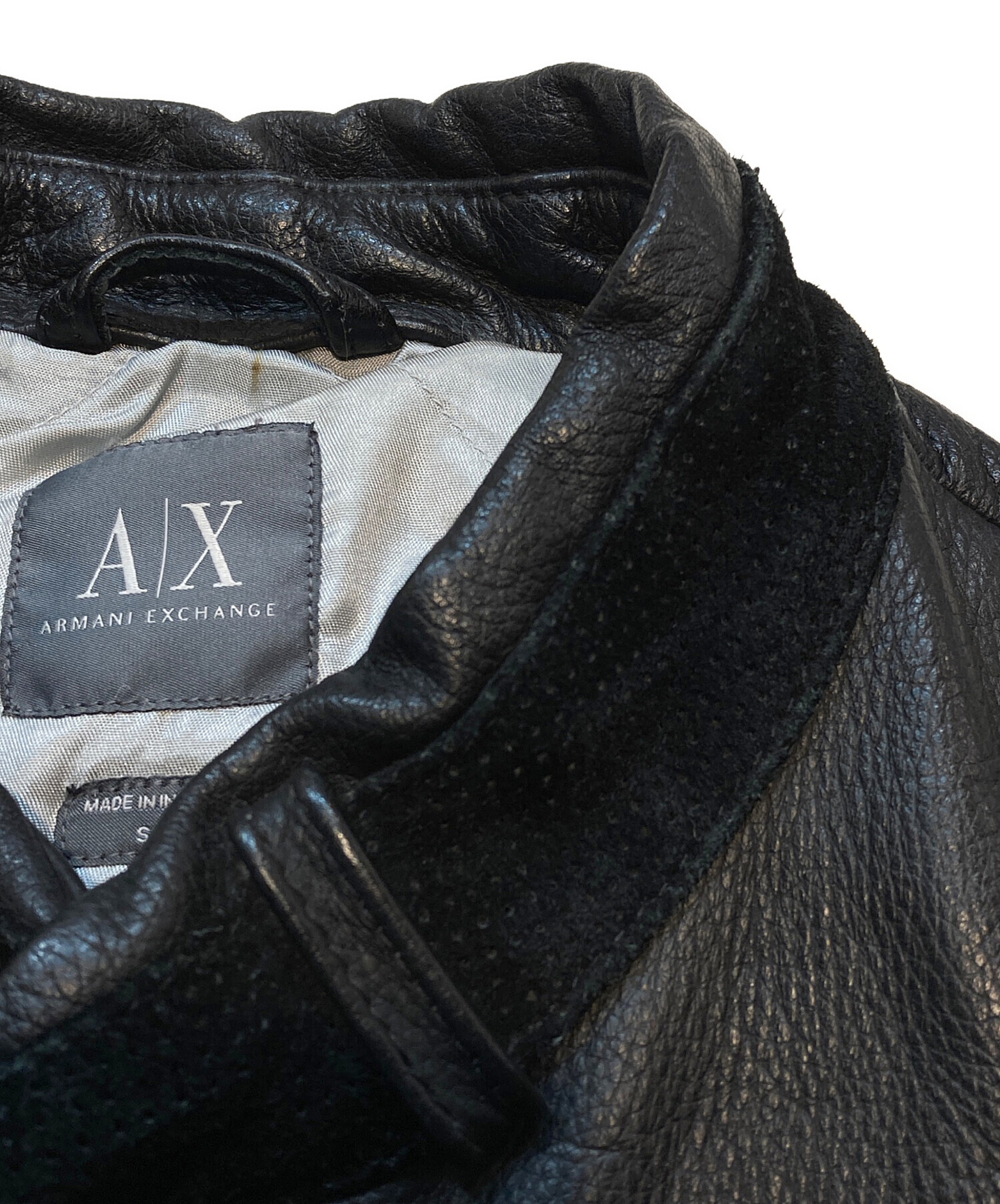 中古・古着通販】ARMANI EXCHANGE (アルマーニ エクスチェンジ) レザー