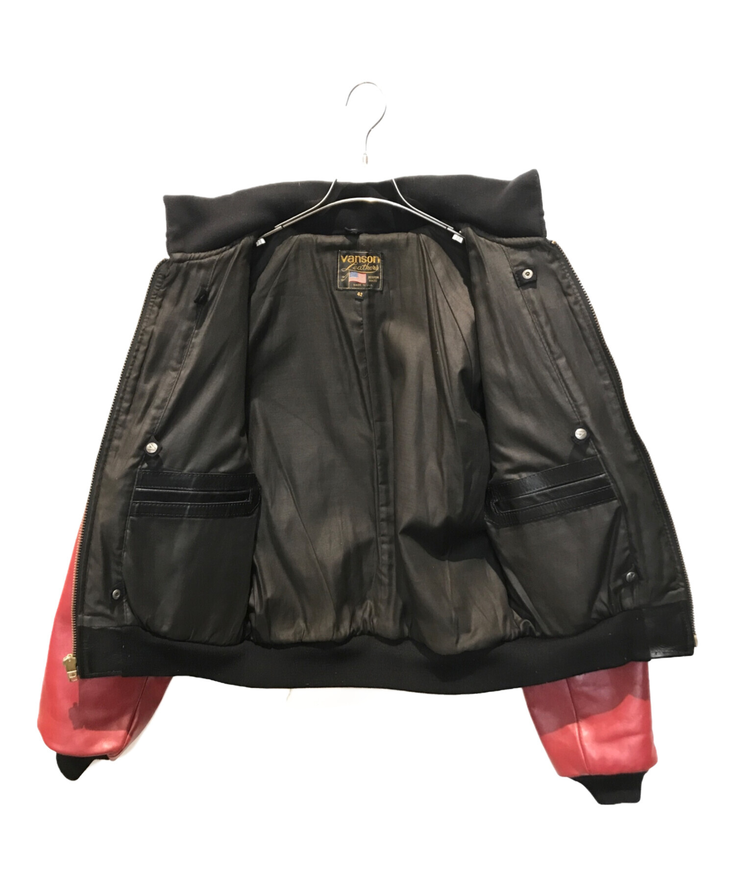 中古・古着通販】VANSON (バンソン) レーシングレザージャケット