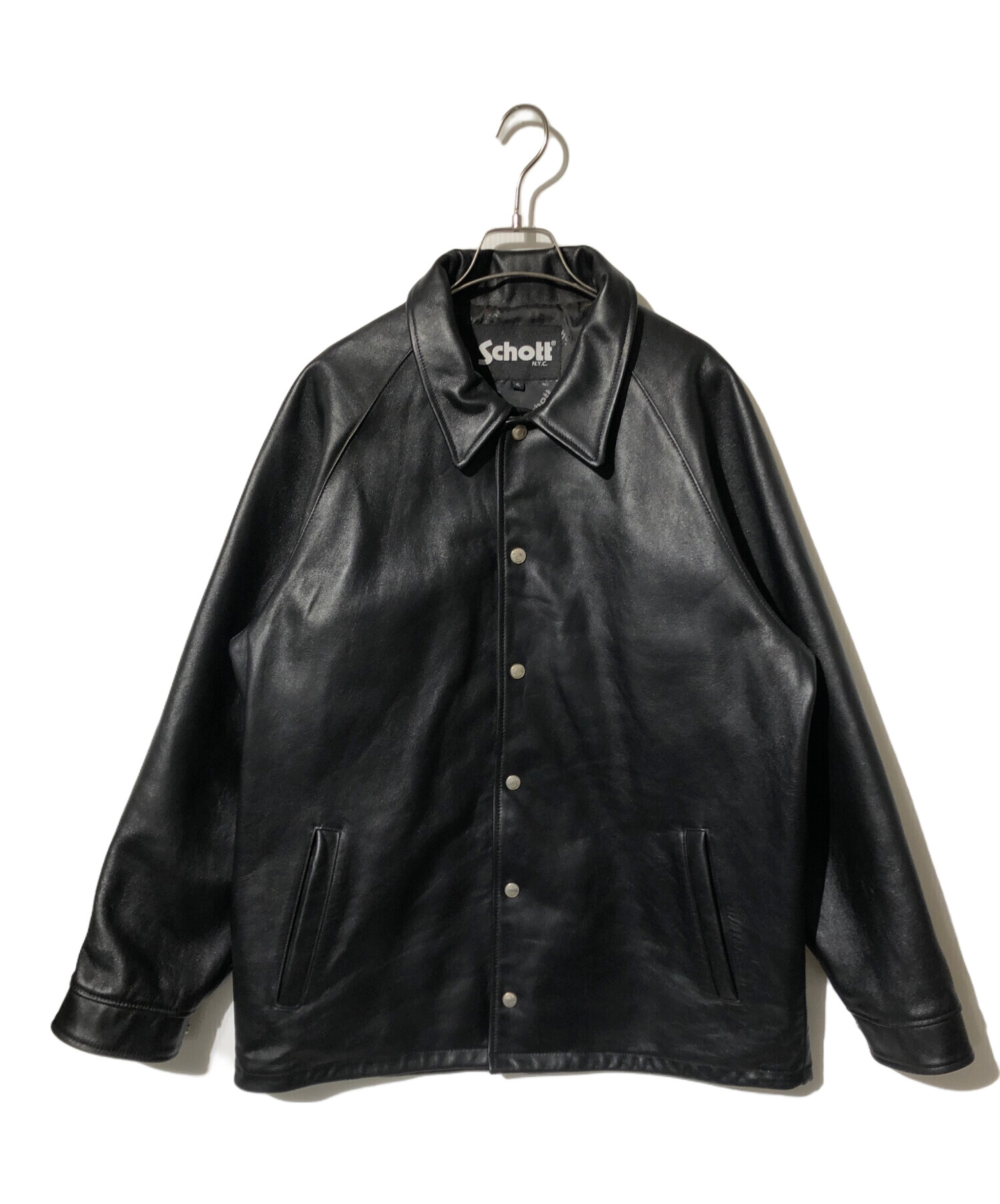 中古・古着通販】Schott (ショット) ラムレザー コーチジャケット