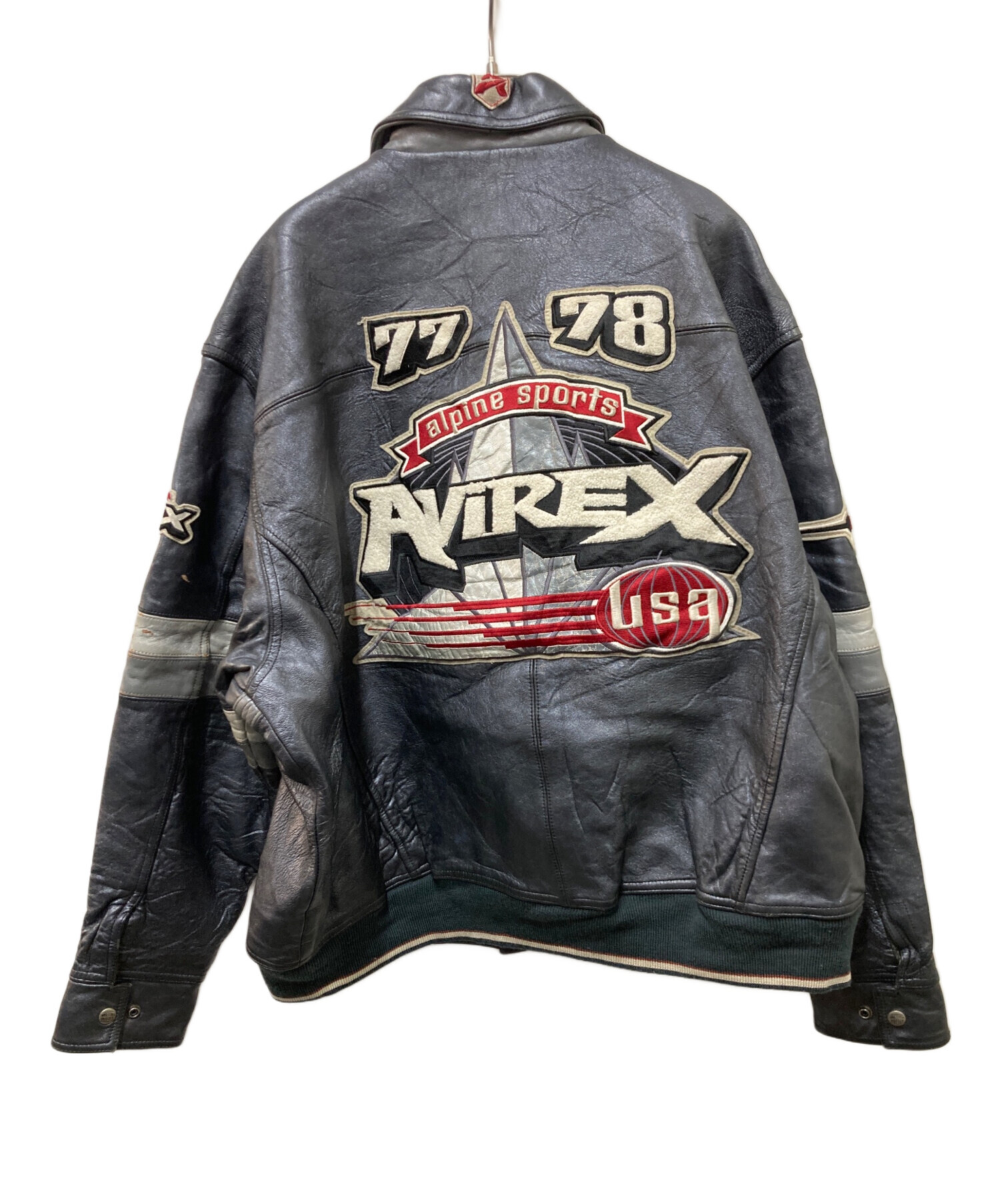 中古・古着通販】AVIREX (アヴィレックス) 77/78レザージャケット