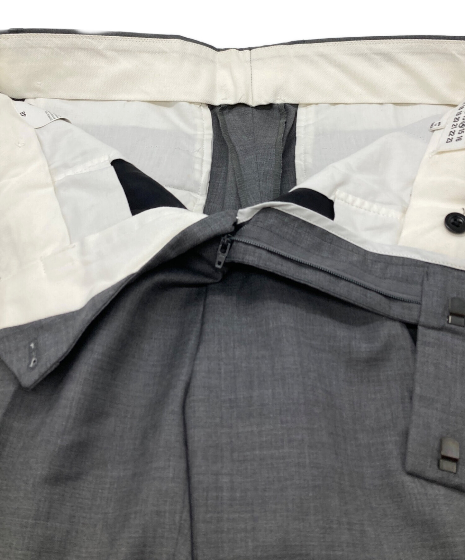 ぷ*ー様 21AW Maison Margiela センタープレス スラックスパ ぷ*ー様