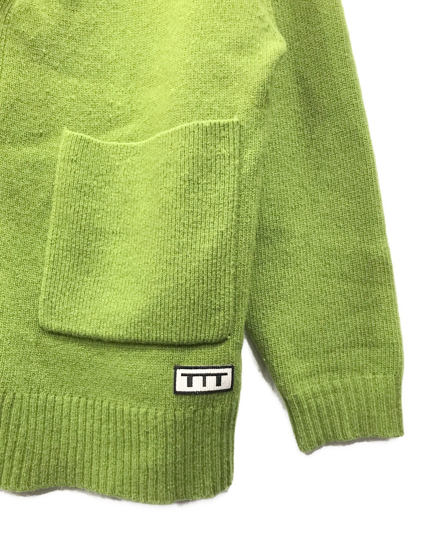 中古・古着通販】TTT MSW (ティー) standard knit cardigan グリーン