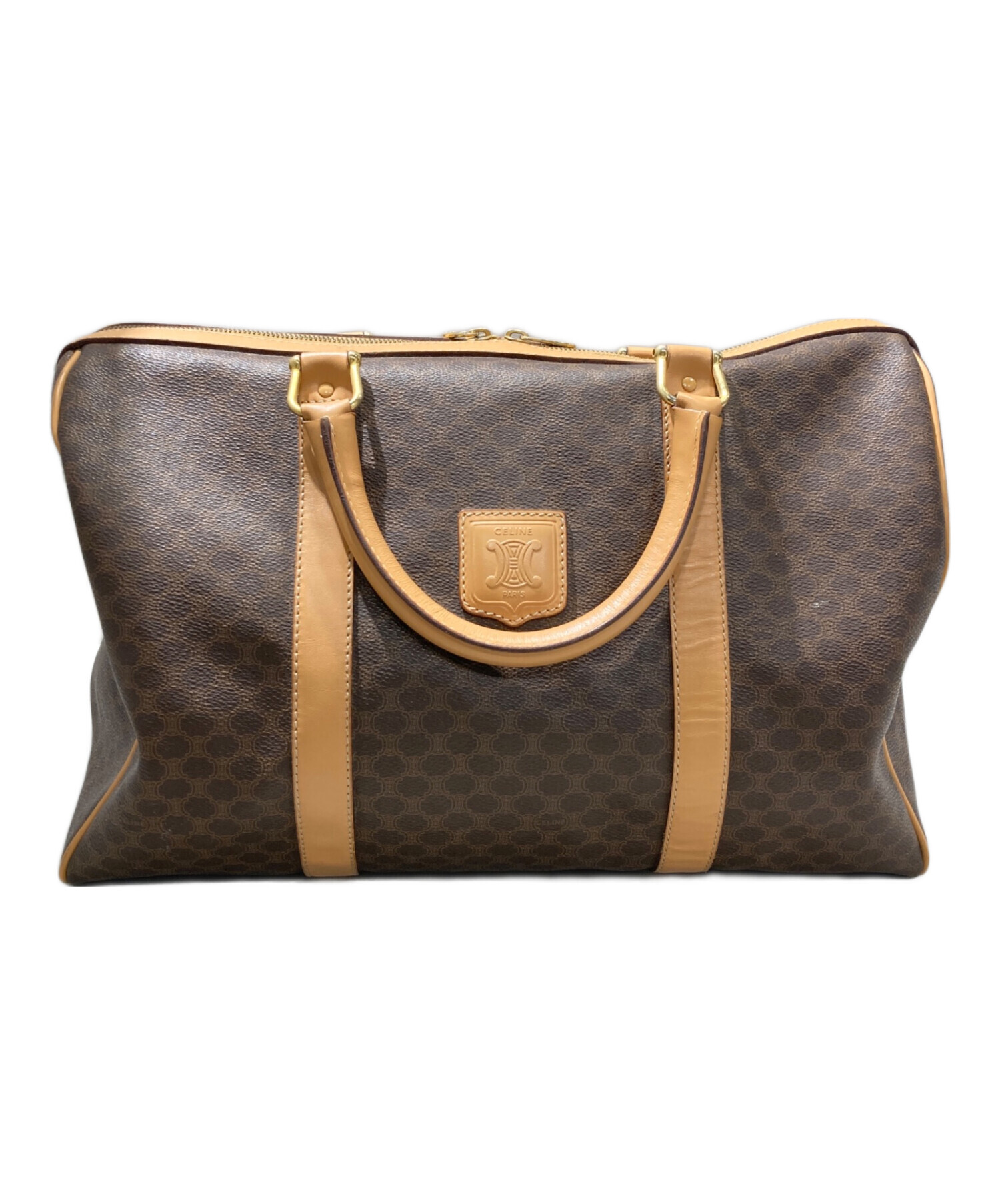 中古・古着通販】CELINE (セリーヌ) マカダム柄ボストンバッグ