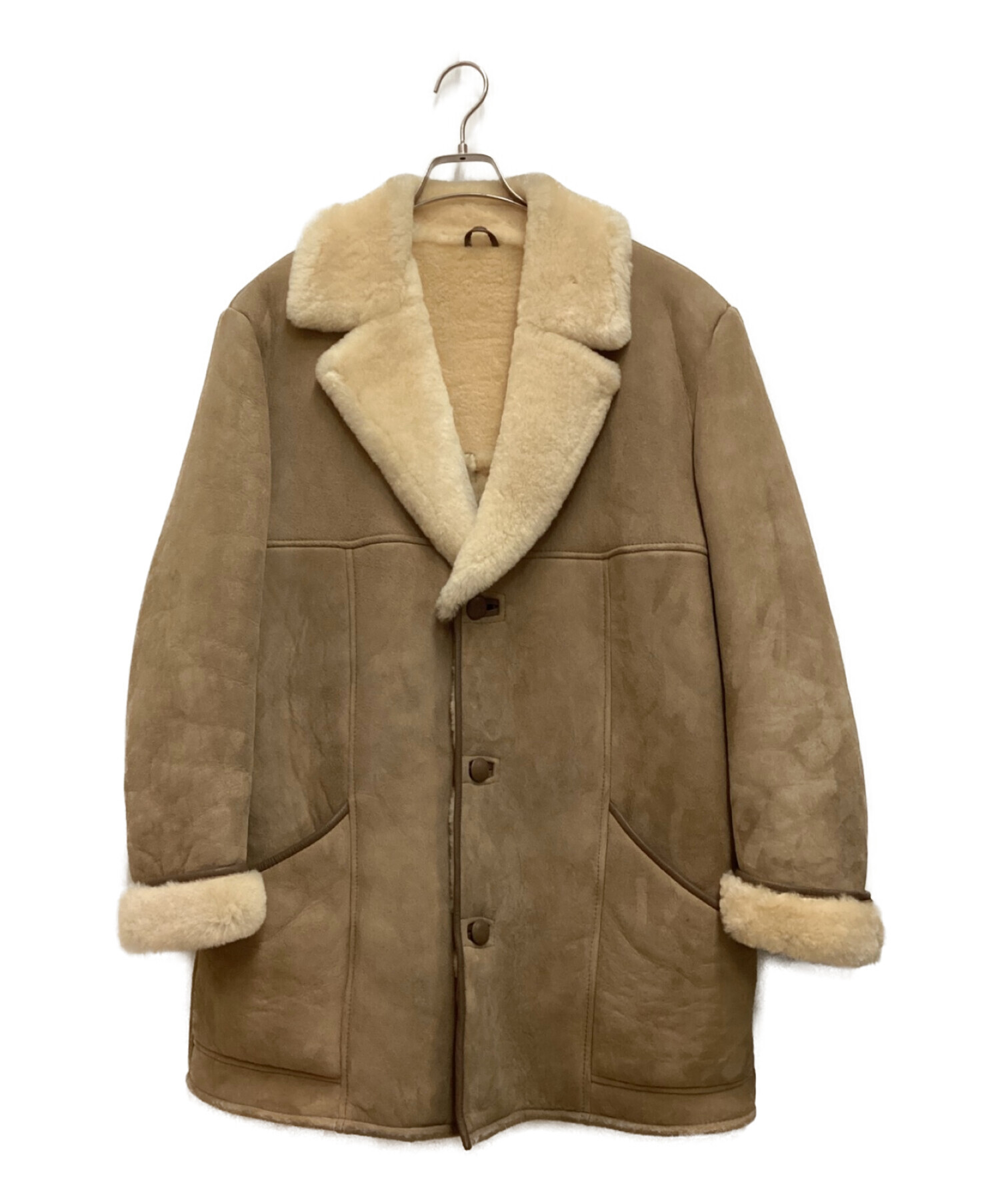 中古・古着通販】Canterbury (カンタベリー) ムートンコート ブラウン