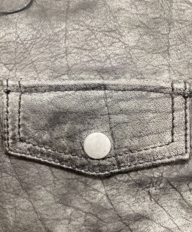 中古・古着通販】ZARA (ザラ) バッファローレザー ダブルライダース