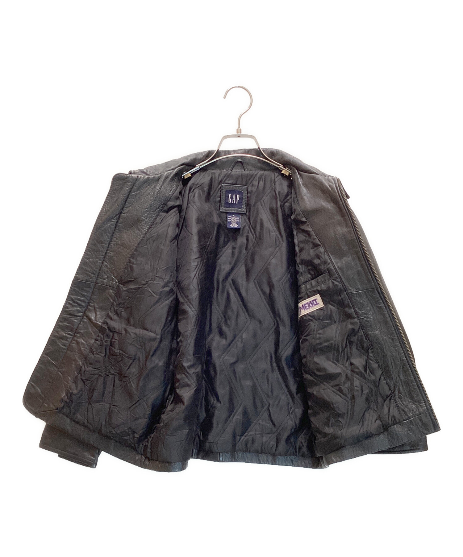 中古・古着通販】OLD GAP (オールドギャップ) レザージャケット ジップ