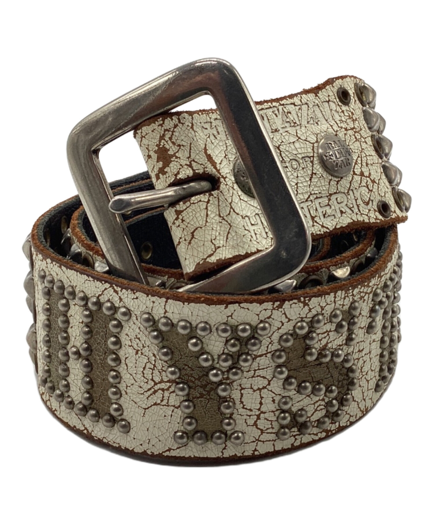 HYSTERIC GLAMOUR メタルバックル ベルト ホワイトバックル HYSTERIC