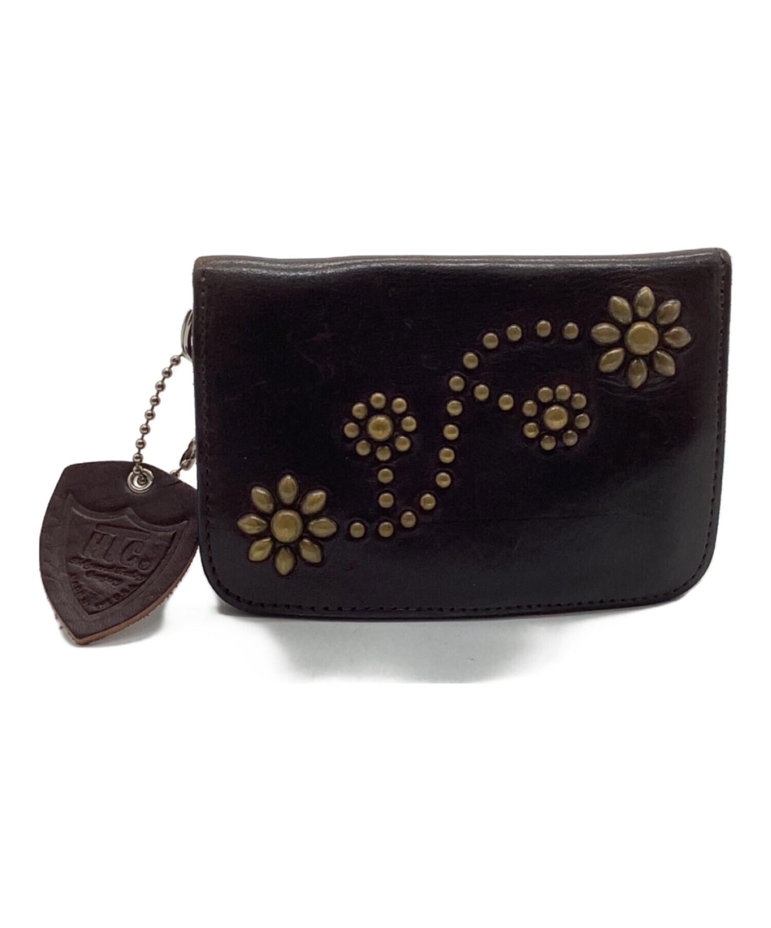 中古・古着通販】htc (エイチティーシー) フラワースタッズ レザー