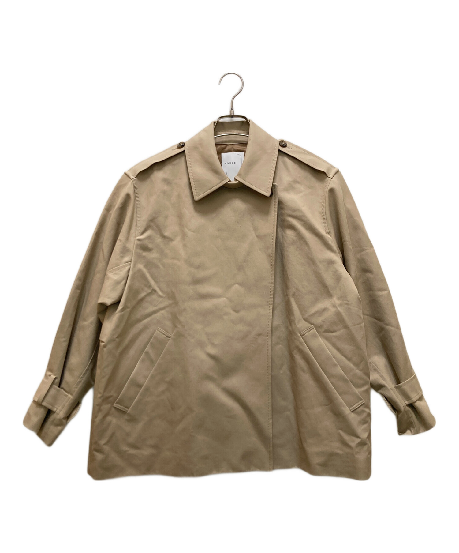 中古・古着通販】Noble (ノーブル) コットンダブルクロスハーフコート
