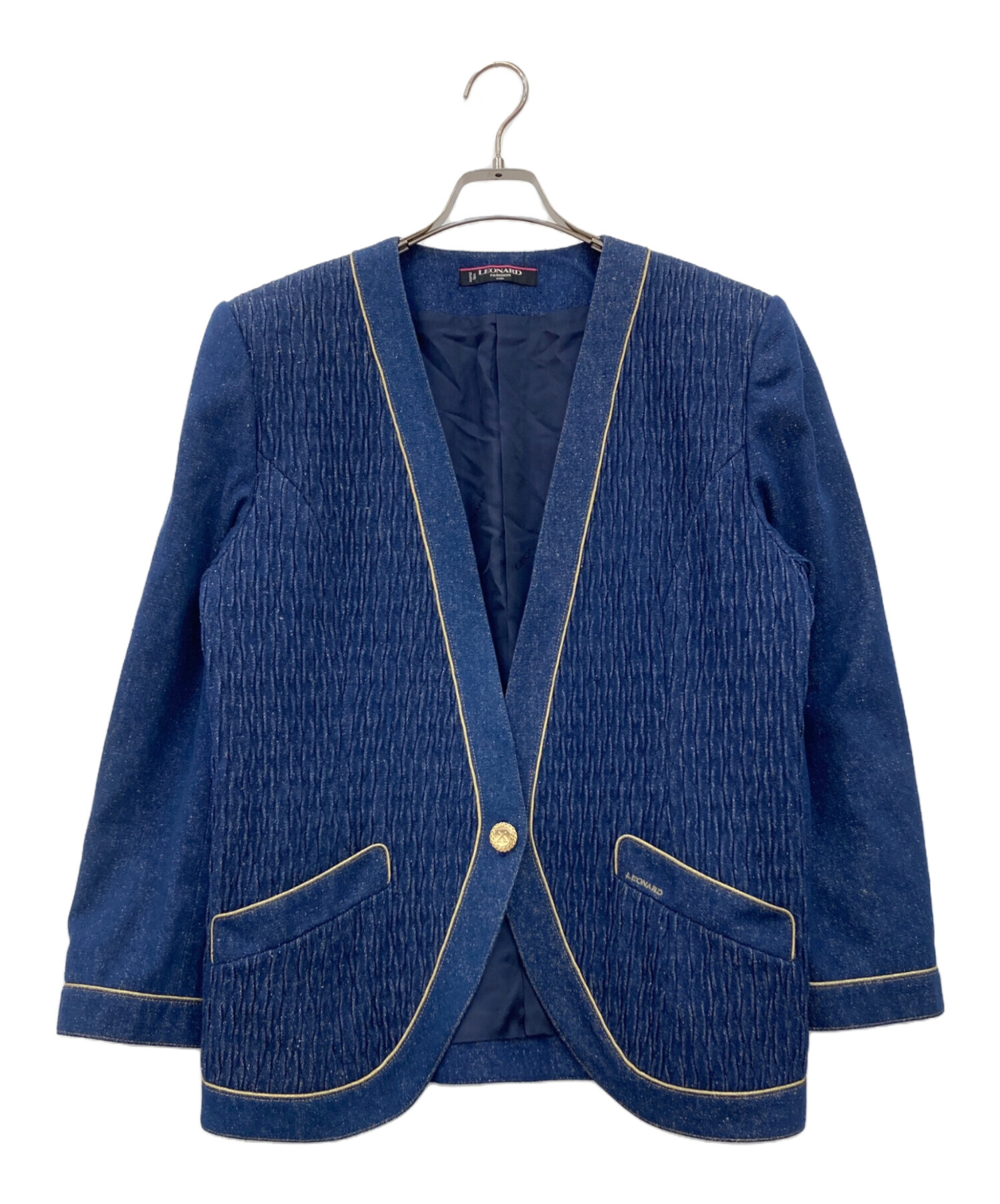 中古・古着通販】LEONARD (レオナール) デニムテーラードジャケット