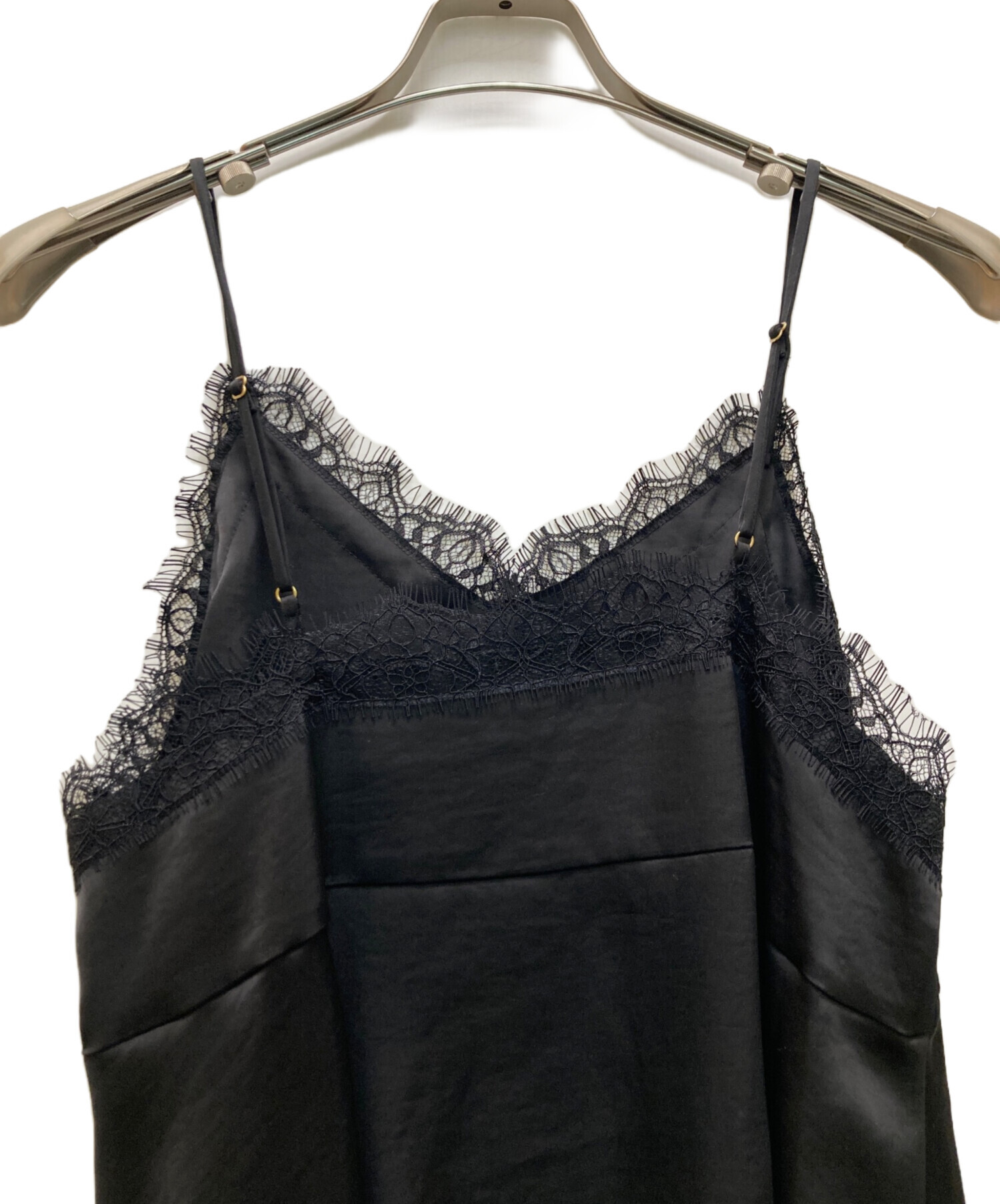 中古・古着通販】Loungedress (ラウンジドレス) レースキャミ ブラック