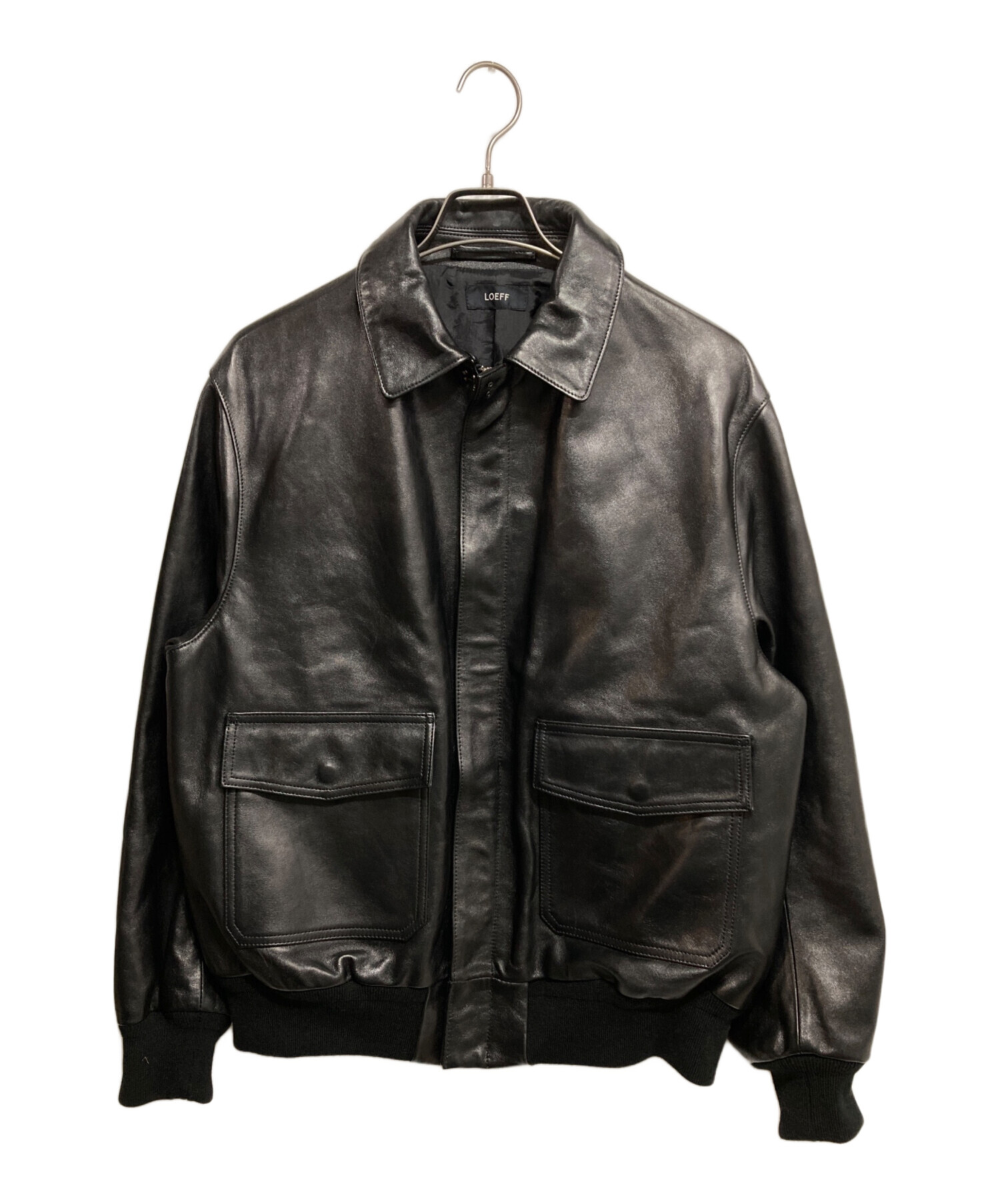 中古・古着通販】LOEFF (ロエフ) ラムレザー フライトジャケット