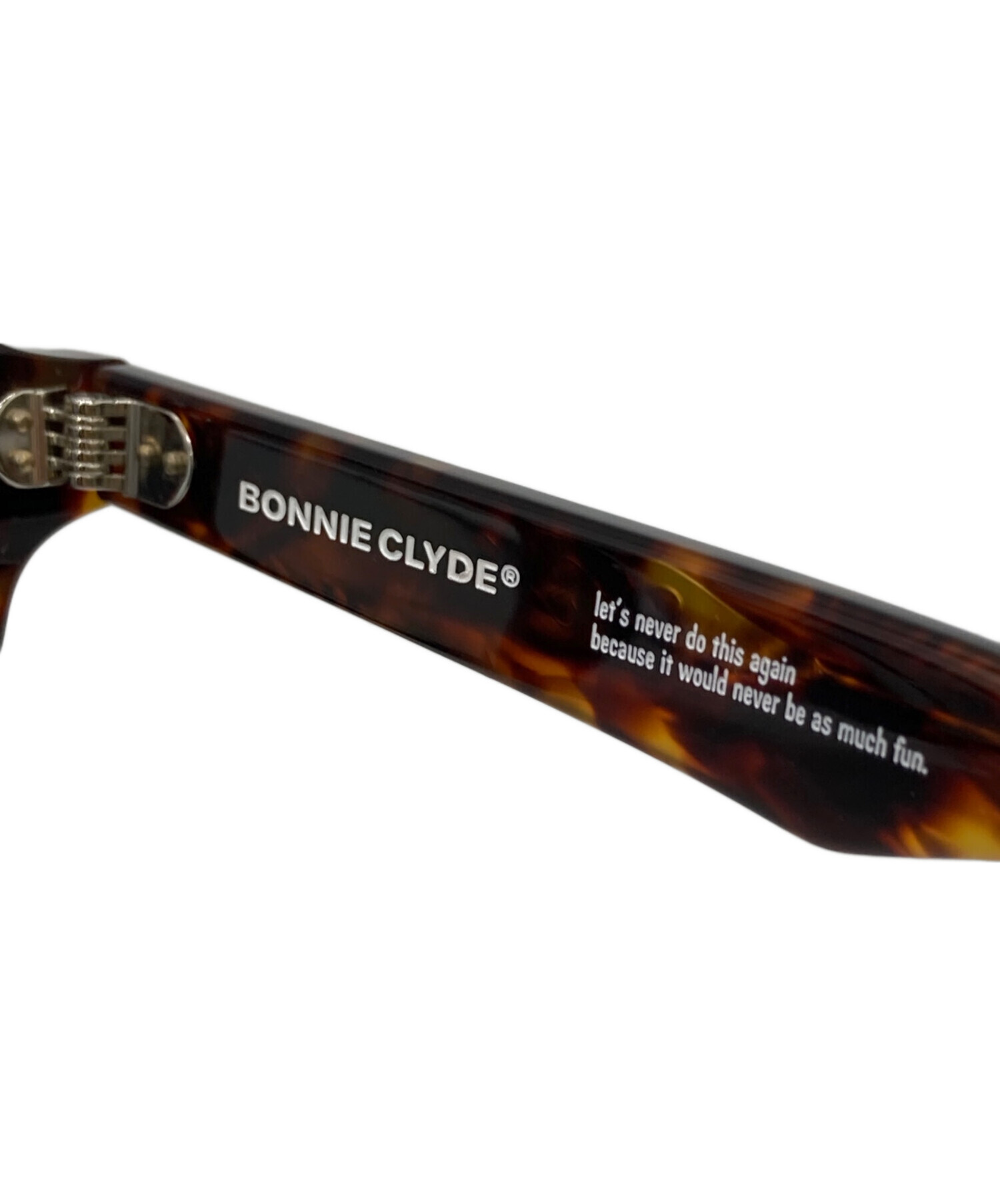 中古・古着通販】BONNIE CLYDE (ボニークライド) 太縁サングラス