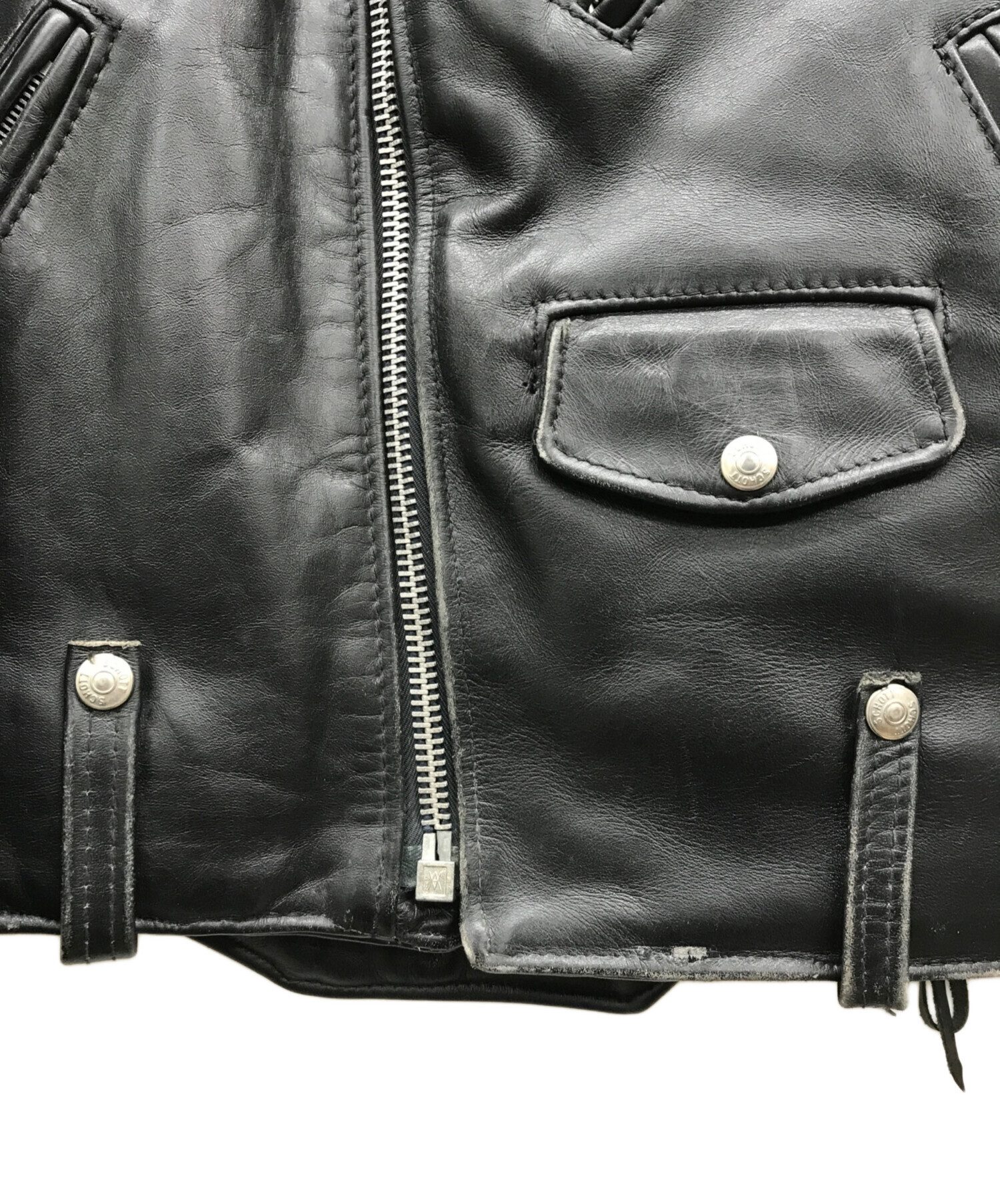 中古・古着通販】Schott (ショット) ダブルライダースジャケット