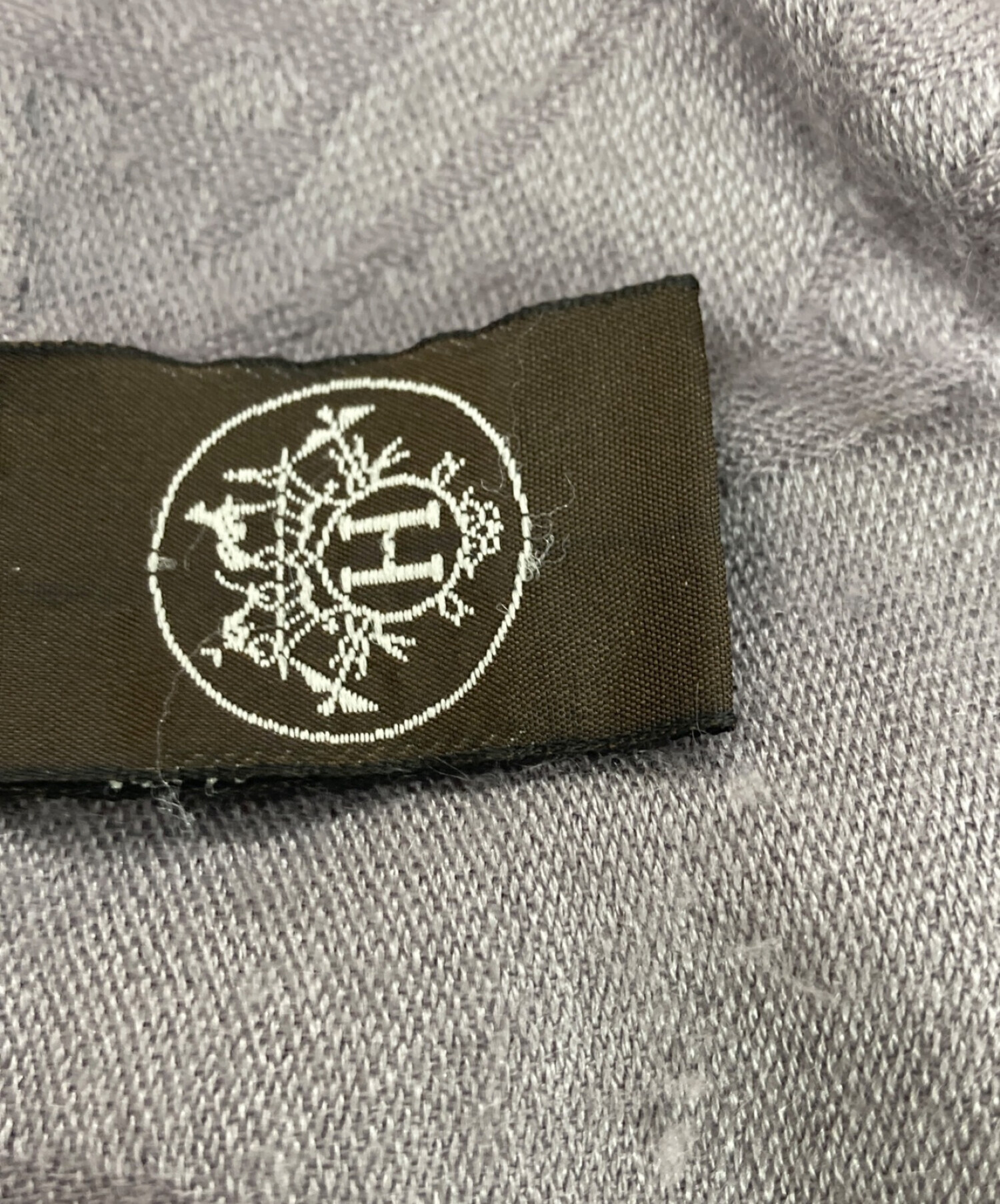 中古・古着通販】HERMES (エルメス) ニューリブリスストール グレー