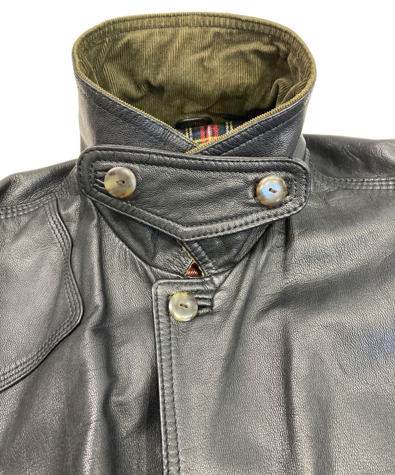 中古・古着通販】o.henry (オーヘンリー) レザージャケット ブラック