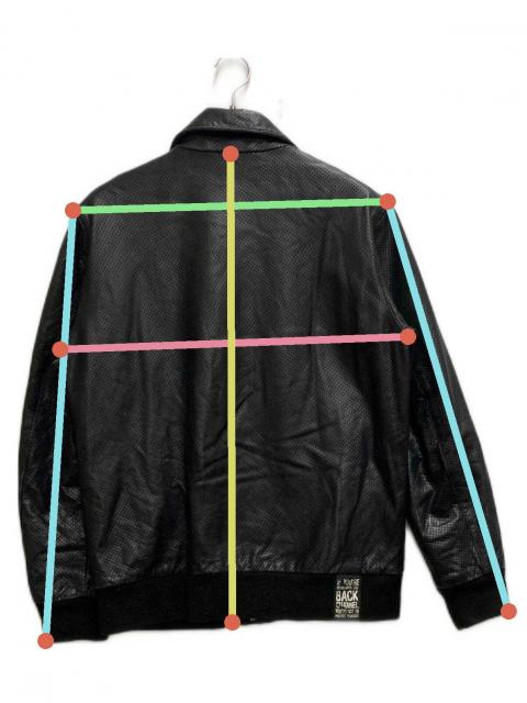 中古・古着通販】BACK CHANNEL (バックチャンネル) レザージャケット