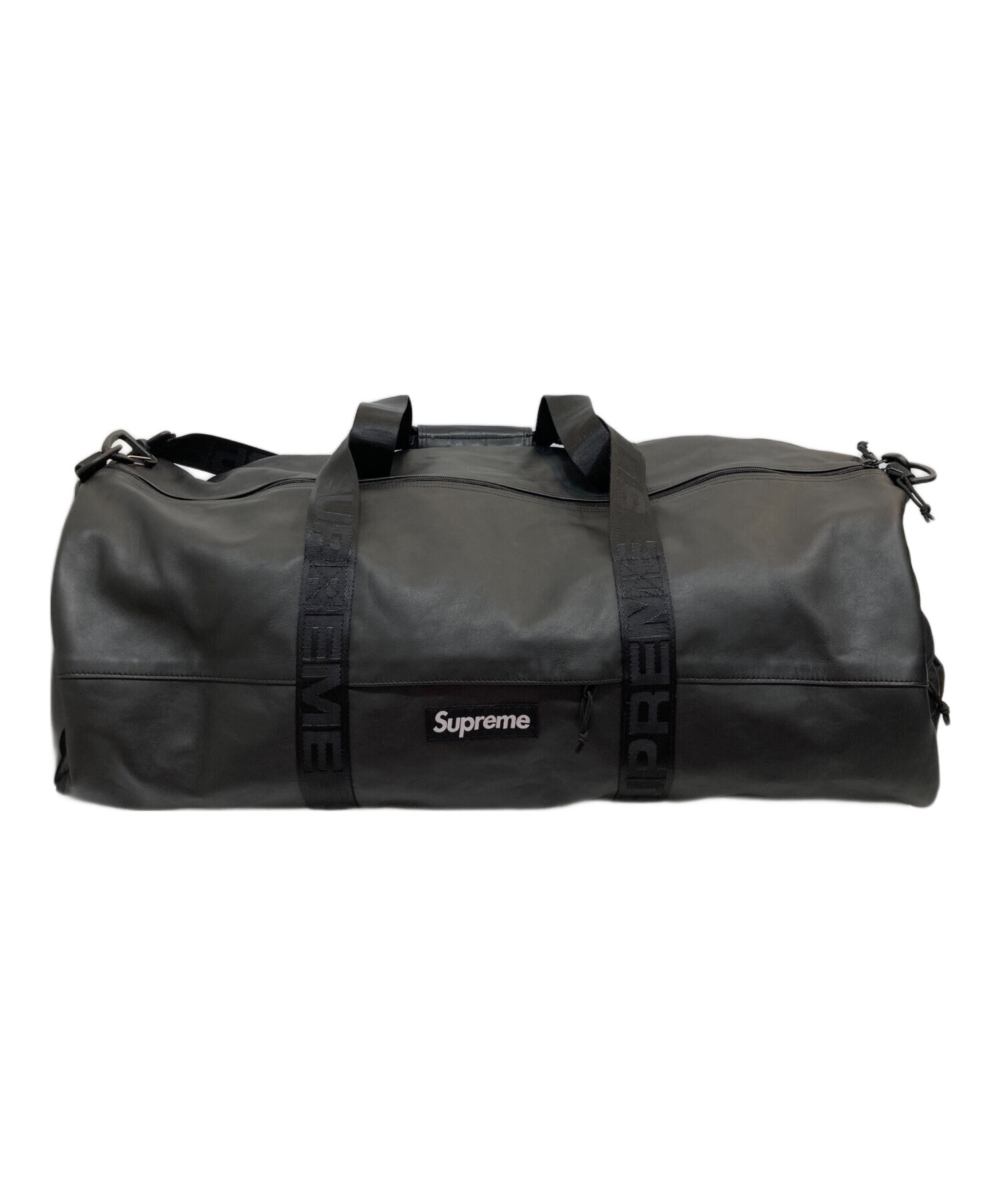 中古・古着通販】SUPREME (シュプリーム) Leather Large Duffle Bag