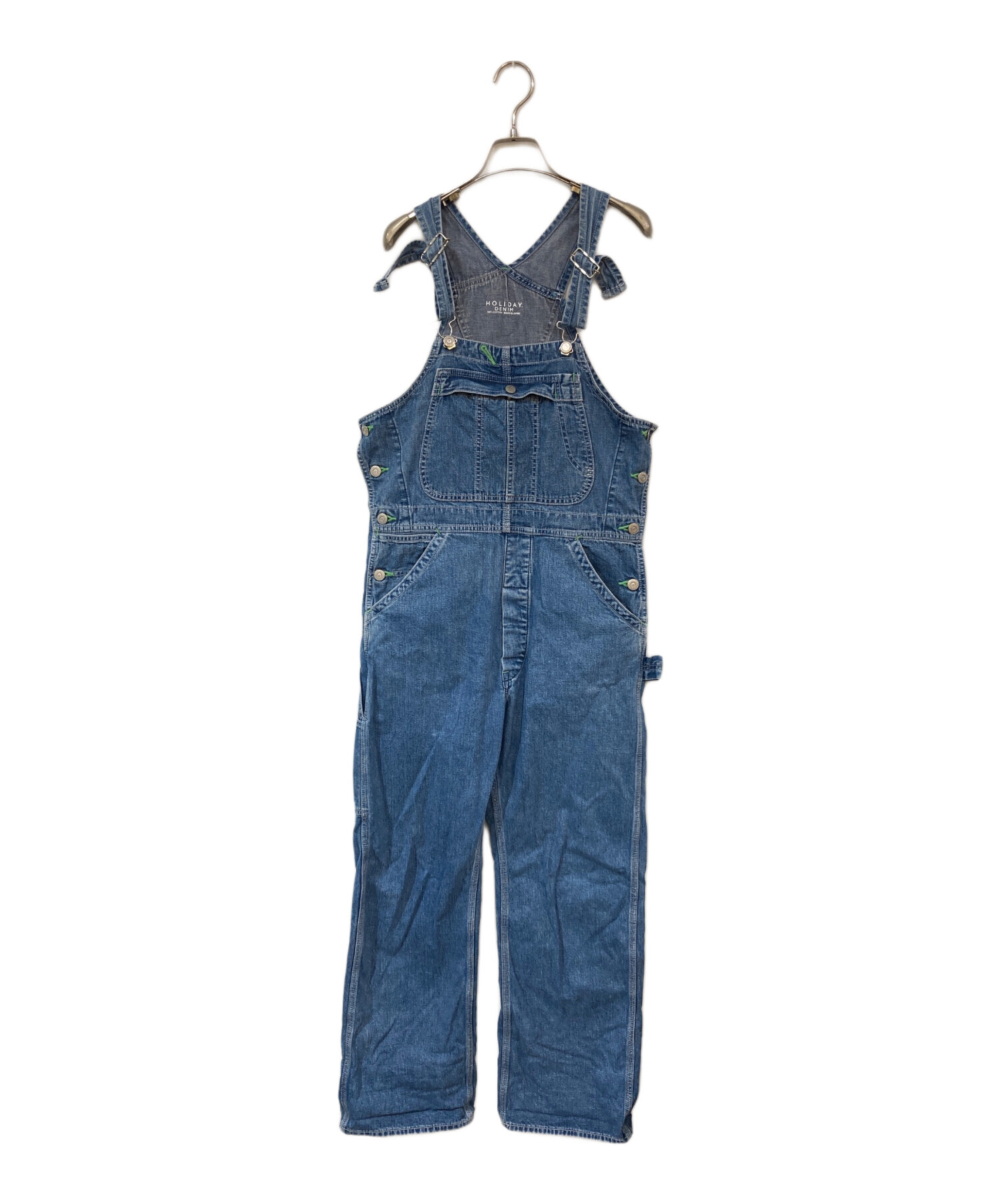中古・古着通販】holiday (ホリデー) BIG DENIM OVER-ALL/ビッグデニム