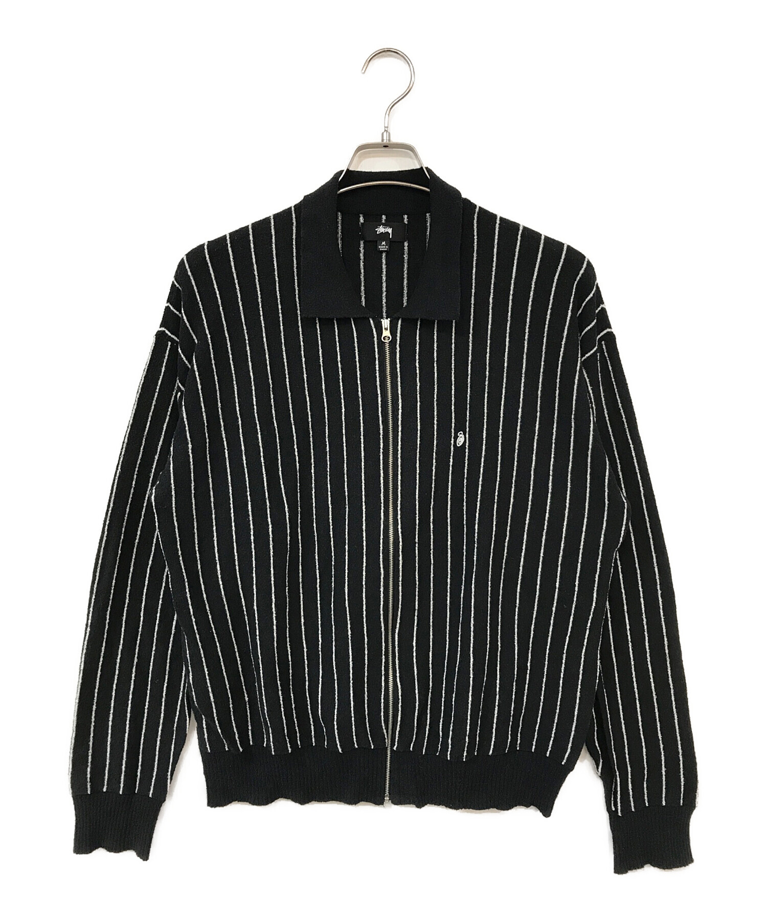 中古・古着通販】stussy (ステューシー) LIGHT WEIGHT LS ZIP POLO