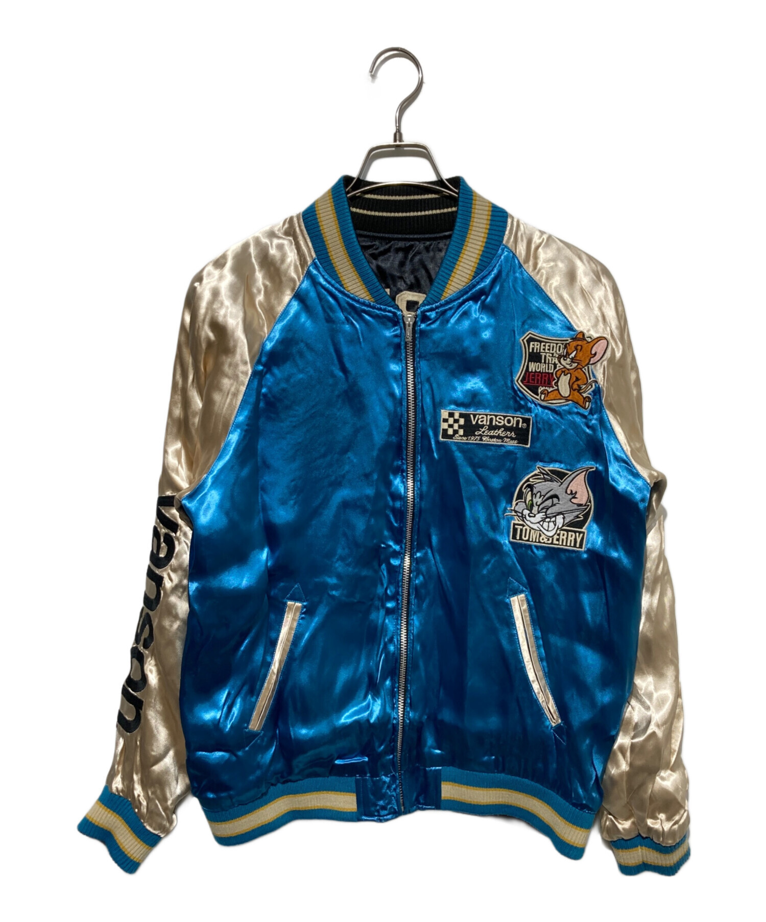 中古・古着通販】VANSON (バンソン) リバーシブルスカジャン ブラック