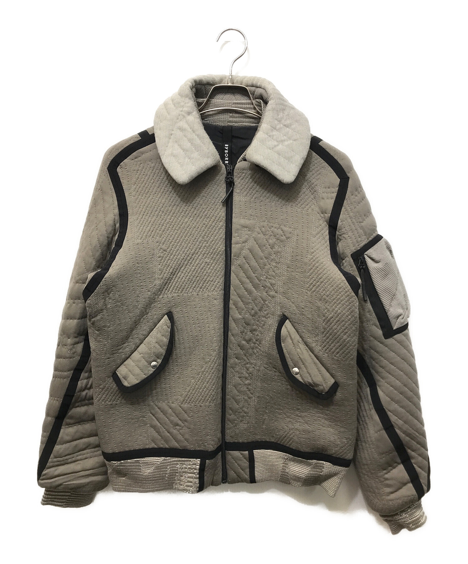 中古・古着通販】BYBORRE (バイボレ) P-TYPE JACKET グレー サイズ:M