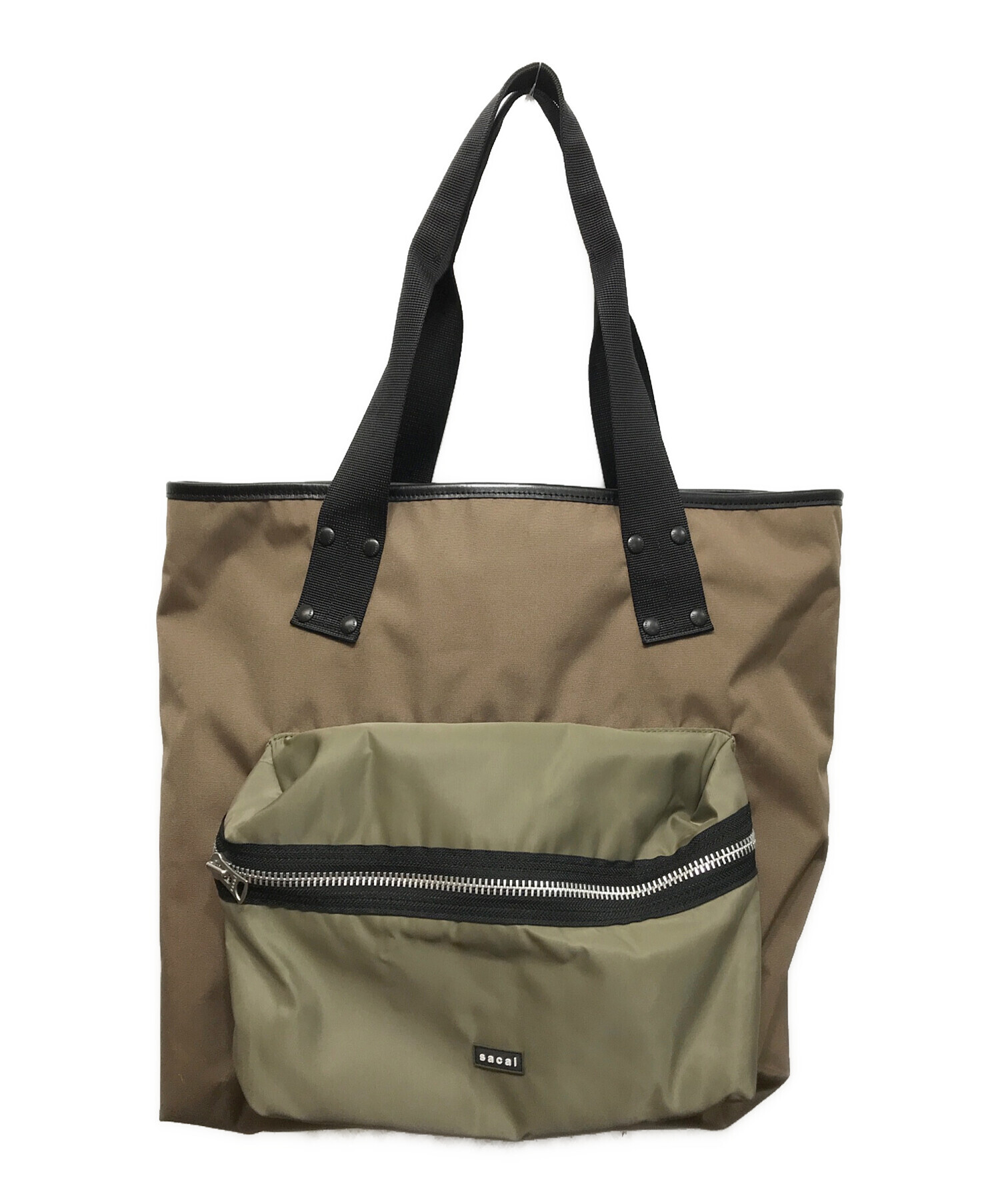 中古・古着通販】sacai (サカイ) Pocket Tote Bag Large カーキ