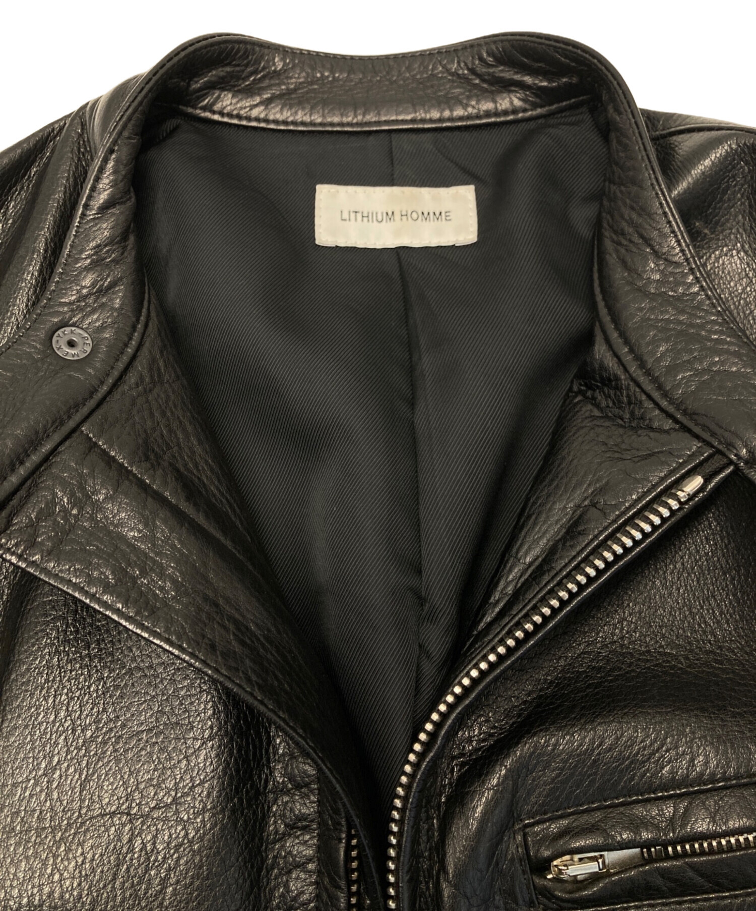 中古・古着通販】LITHIUM HOMME (リチウムオム・ファム) LEATHER