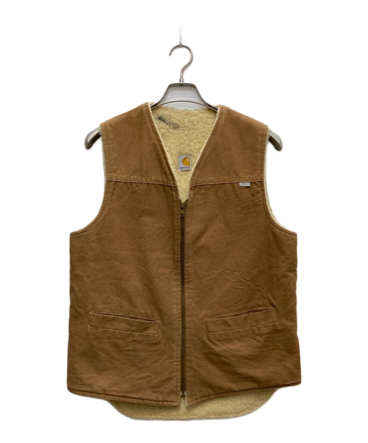 中古・古着通販】CarHartt (カーハート) ダックベスト ベージュ サイズ