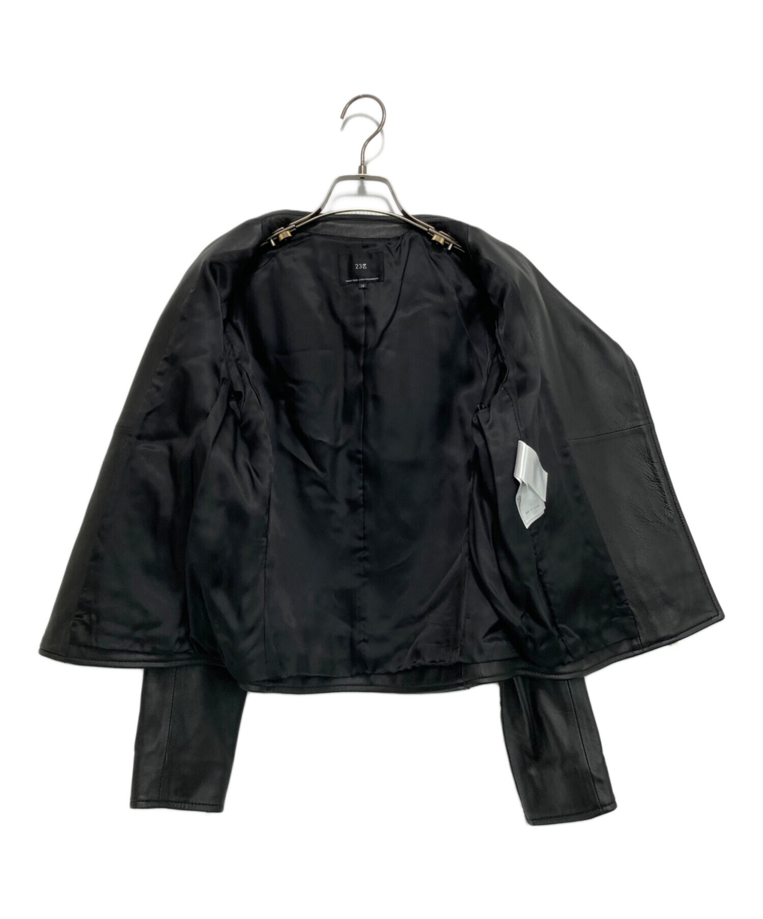 中古・古着通販】23区 (ニジュウサンク) シープレザーライダース