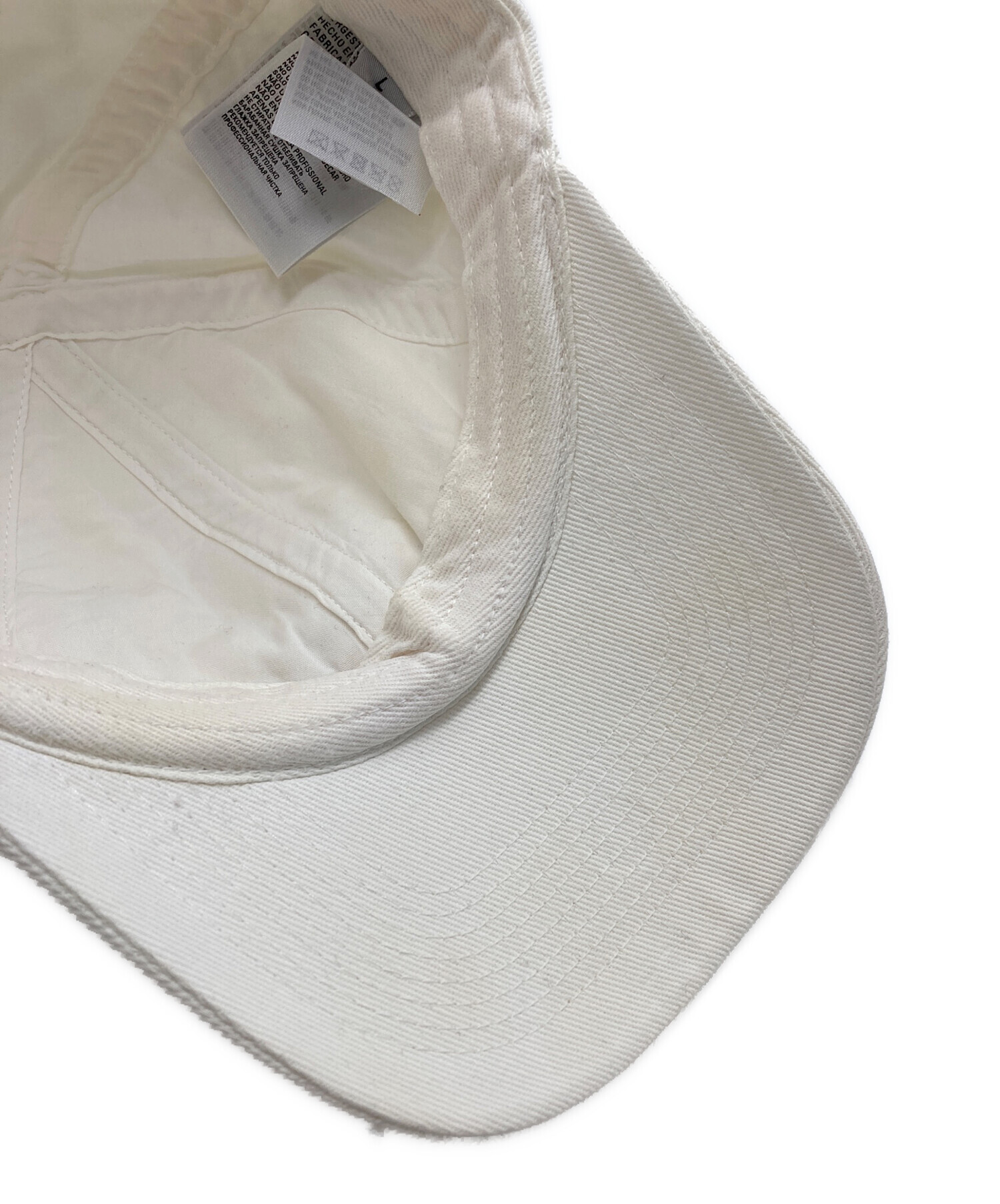 中古・古着通販】BALENCIAGA (バレンシアガ) ロゴキャップ ホワイト