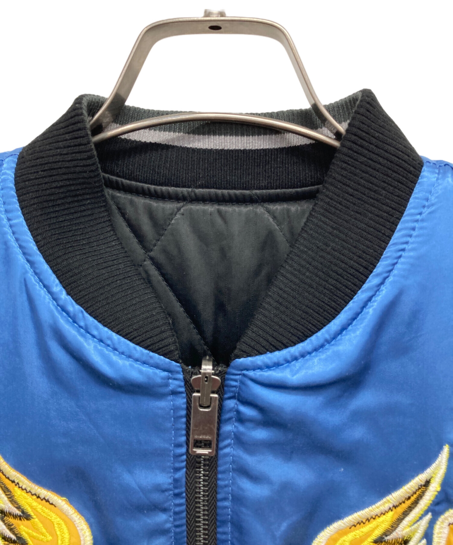 中古・古着通販】DIESEL (ディーゼル) リバーシブル鷹刺繍スカジャン